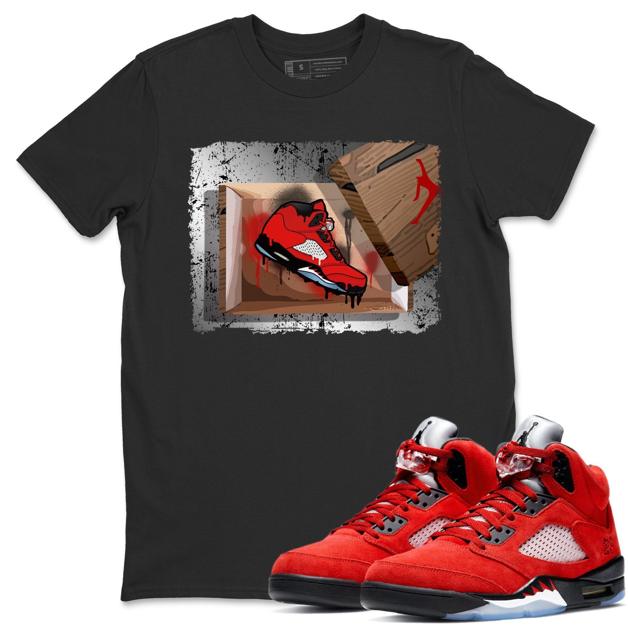 Jordan 5 Raging Bull Shirt To Match Jordans New Kicks Sneaker Tees Jordan 5 Raging Bull Drip Gear Zone Sneaker Matching Clothing Unisex Shirts
