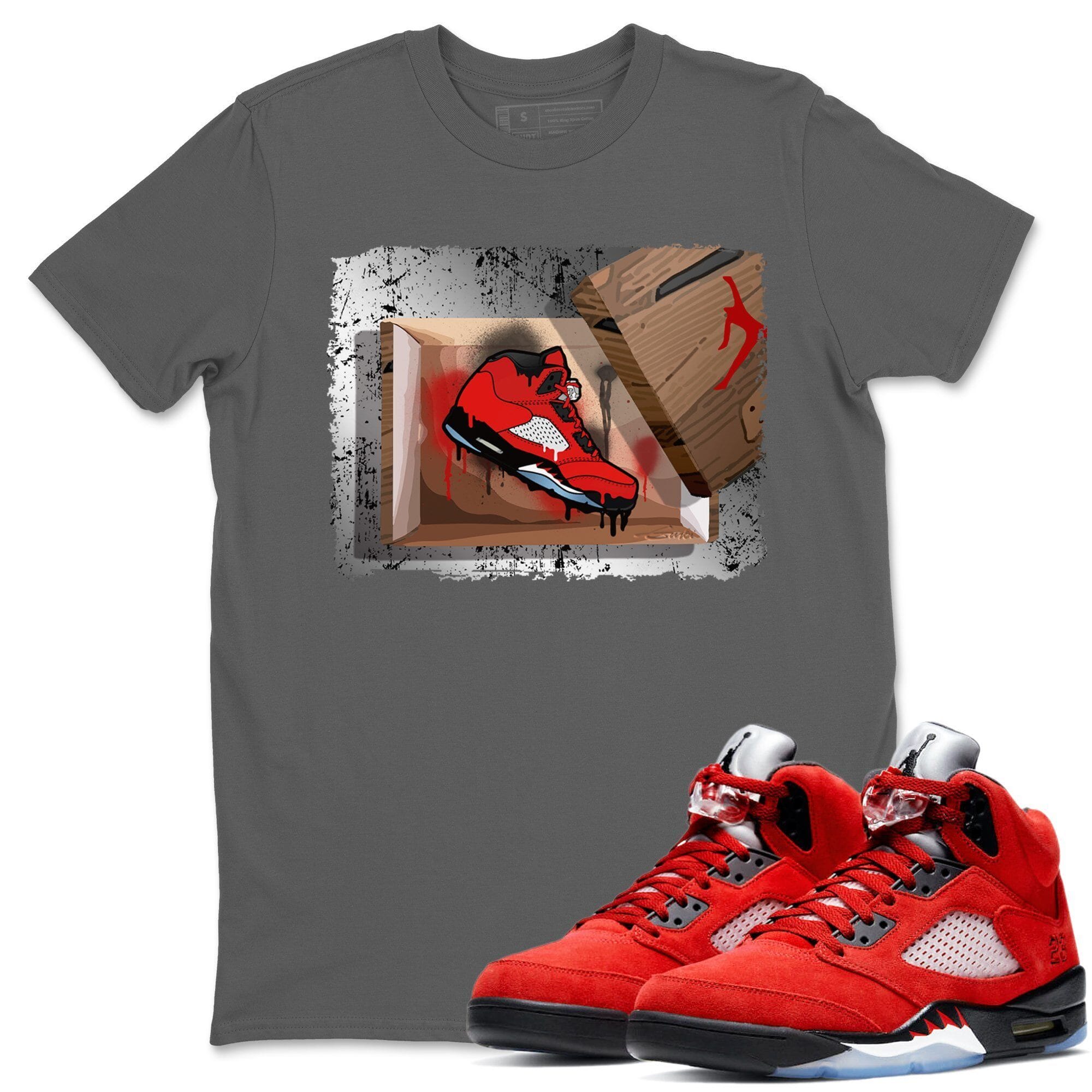 Jordan 5 Raging Bull Shirt To Match Jordans New Kicks Sneaker Tees Jordan 5 Raging Bull Drip Gear Zone Sneaker Matching Clothing Unisex Shirts