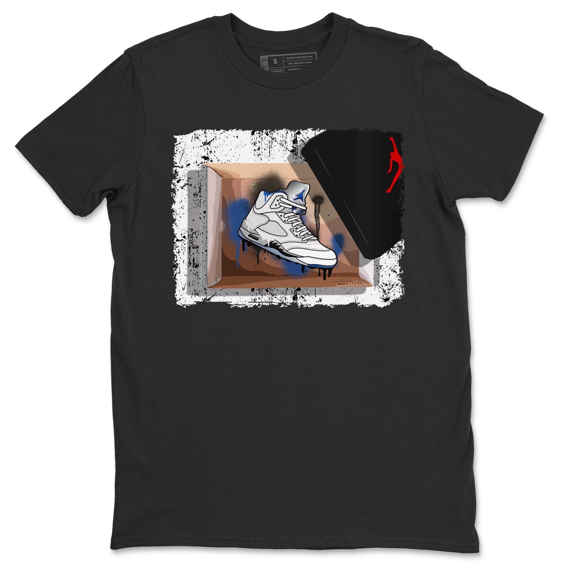 Jordan 5 Stealth Shirt To Match Jordans New Kicks Sneaker Tees Jordan 5 Stealth Drip Gear Zone Sneaker Matching Clothing Unisex Shirts