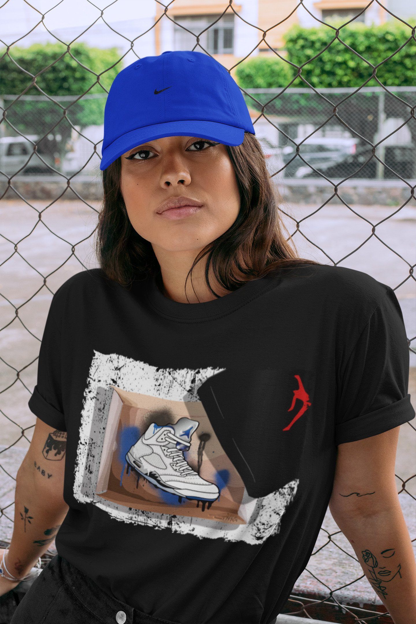 Jordan 5 Stealth Shirt To Match Jordans New Kicks Sneaker Tees Jordan 5 Stealth Drip Gear Zone Sneaker Matching Clothing Unisex Shirts