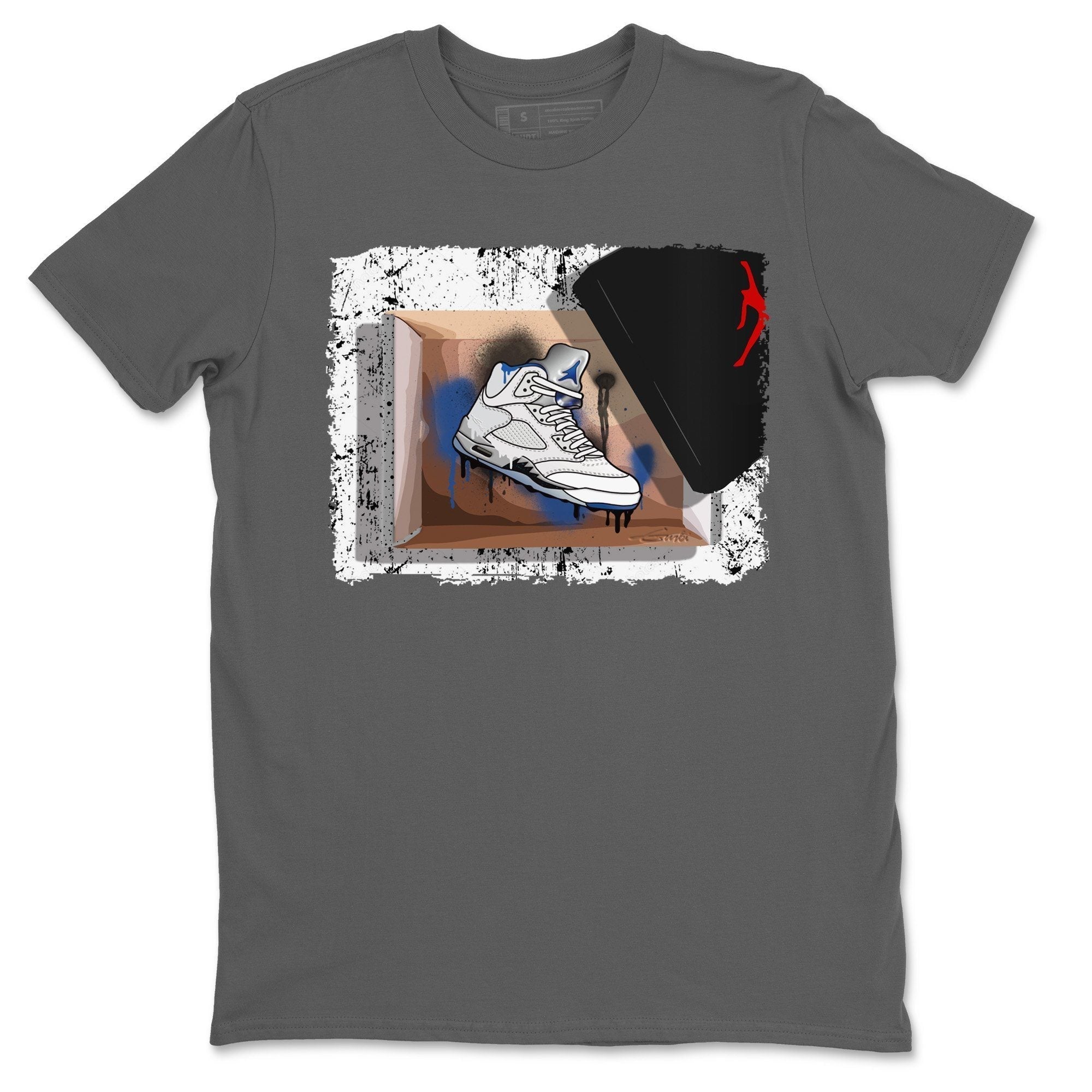 Jordan 5 Stealth Shirt To Match Jordans New Kicks Sneaker Tees Jordan 5 Stealth Drip Gear Zone Sneaker Matching Clothing Unisex Shirts