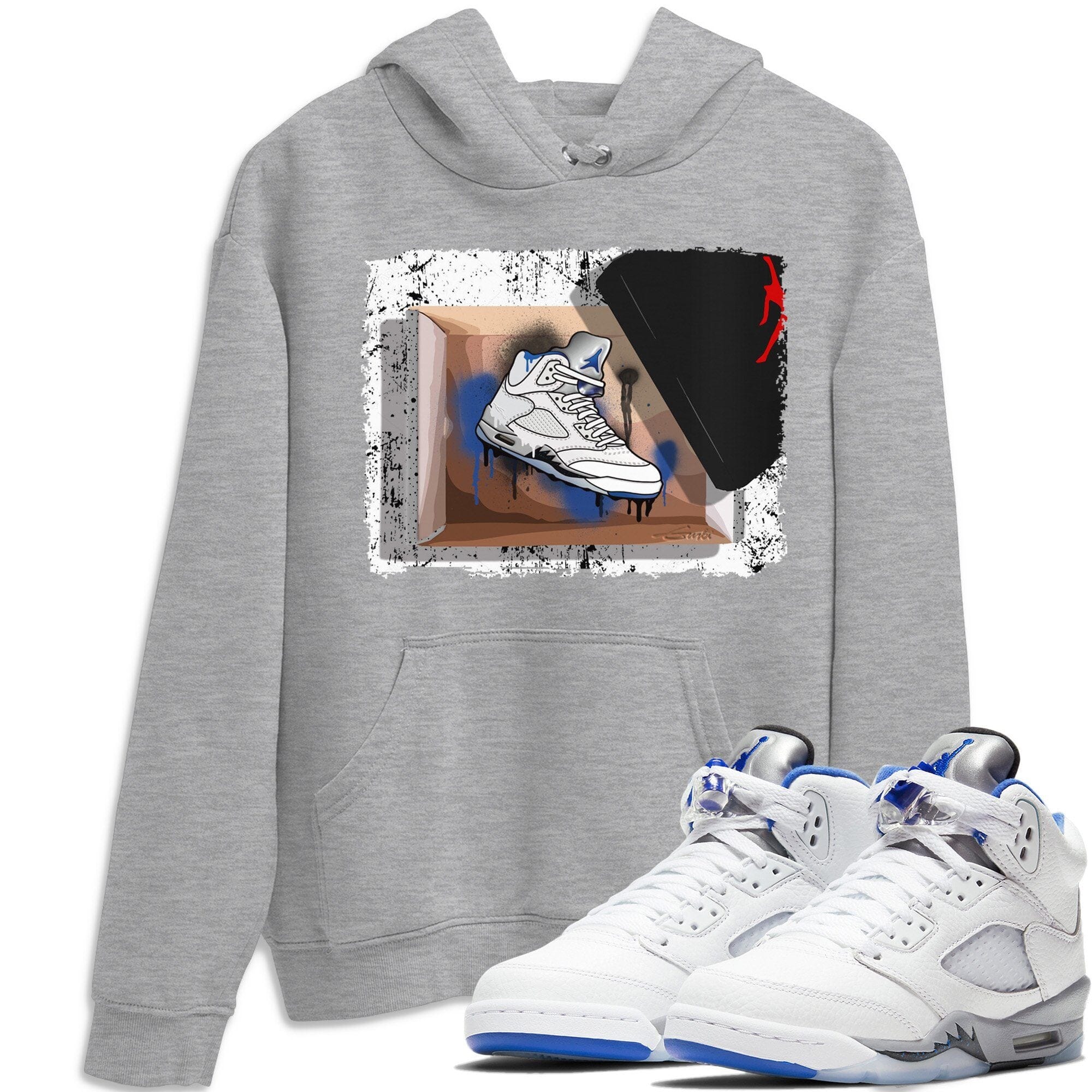 Jordan 5 Stealth Shirt To Match Jordans New Kicks Sneaker Tees Jordan 5 Stealth Drip Gear Zone Sneaker Matching Clothing Unisex Shirts