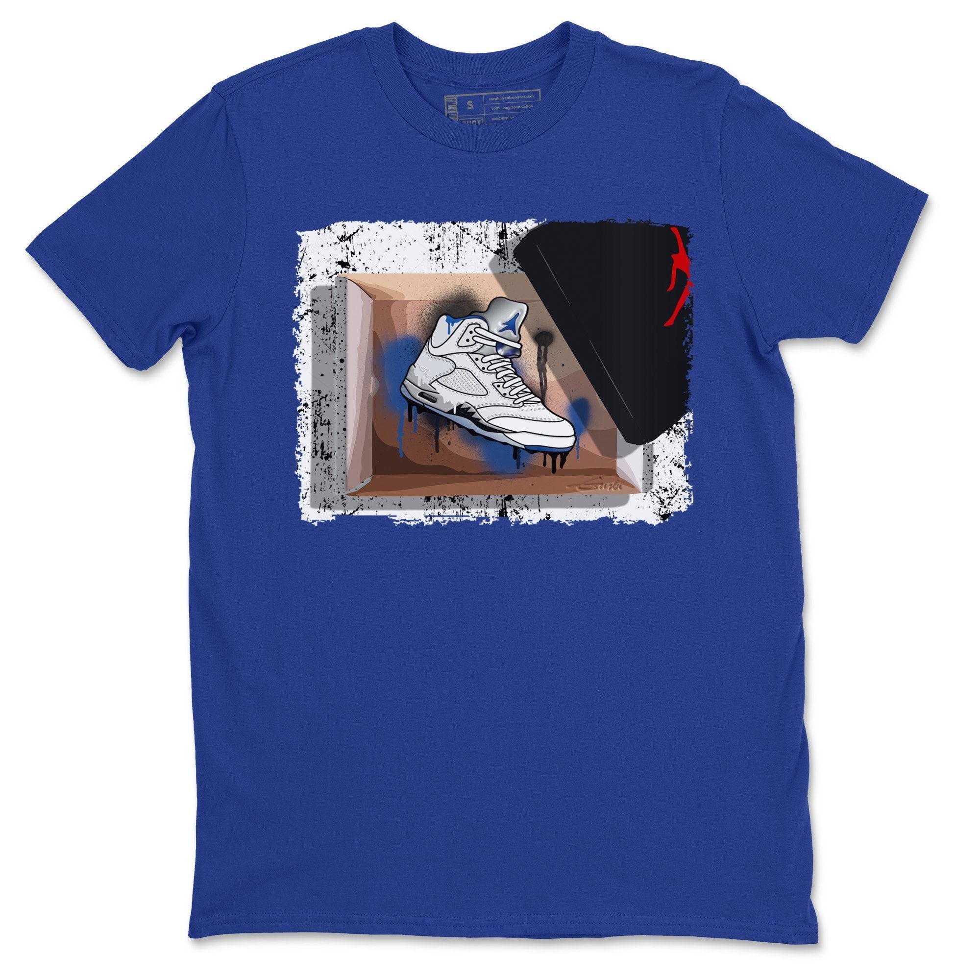 Jordan 5 Stealth Shirt To Match Jordans New Kicks Sneaker Tees Jordan 5 Stealth Drip Gear Zone Sneaker Matching Clothing Unisex Shirts
