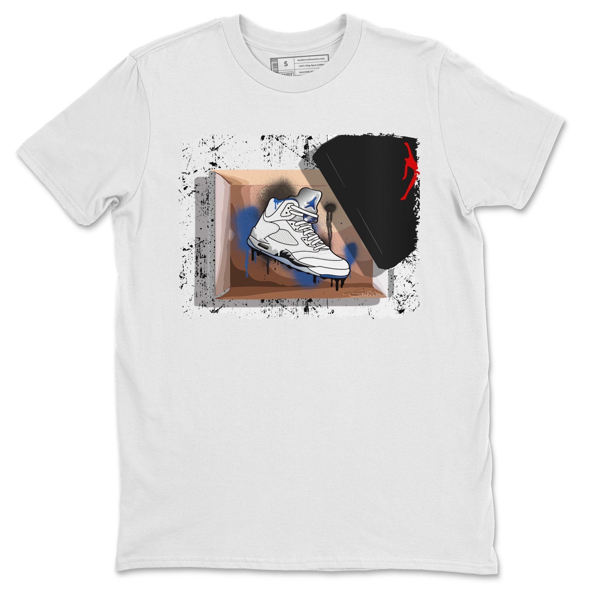 Jordan 5 Stealth Shirt To Match Jordans New Kicks Sneaker Tees Jordan 5 Stealth Drip Gear Zone Sneaker Matching Clothing Unisex Shirts