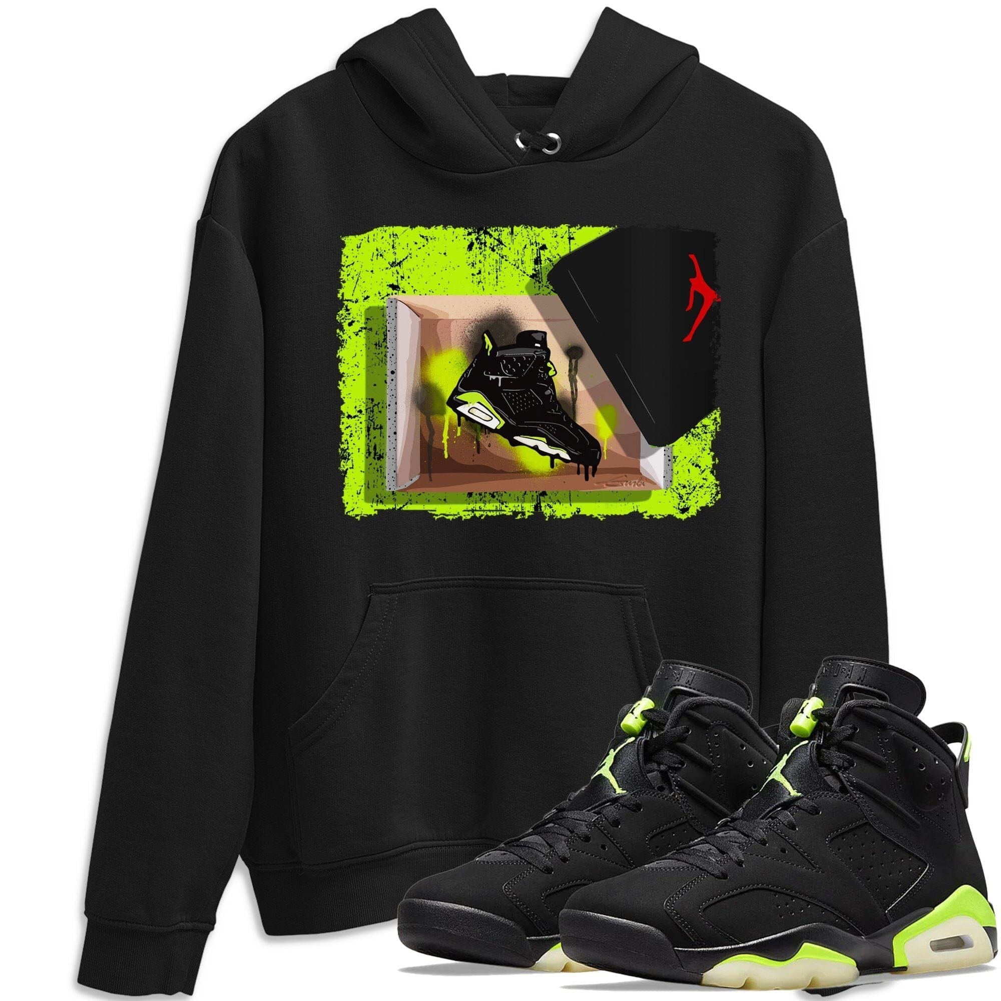 Jordan 6 Electric Green Shirt To Match Jordans New Kicks Sneaker Tees Jordan 6 Electric Green Drip Gear Zone Sneaker Matching Clothing Unisex Shirts