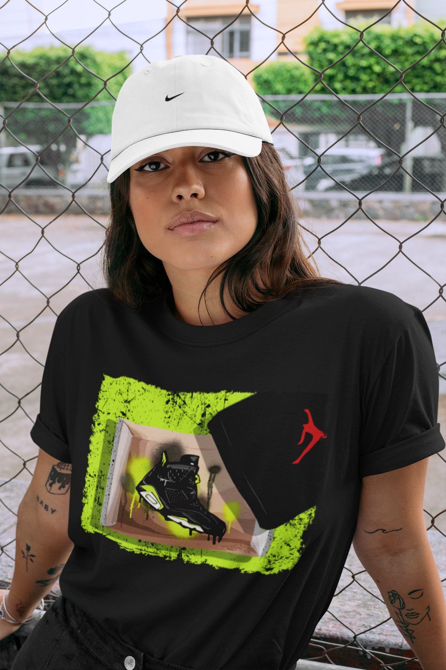 Jordan 6 Electric Green Shirt To Match Jordans New Kicks Sneaker Tees Jordan 6 Electric Green Drip Gear Zone Sneaker Matching Clothing Unisex Shirts