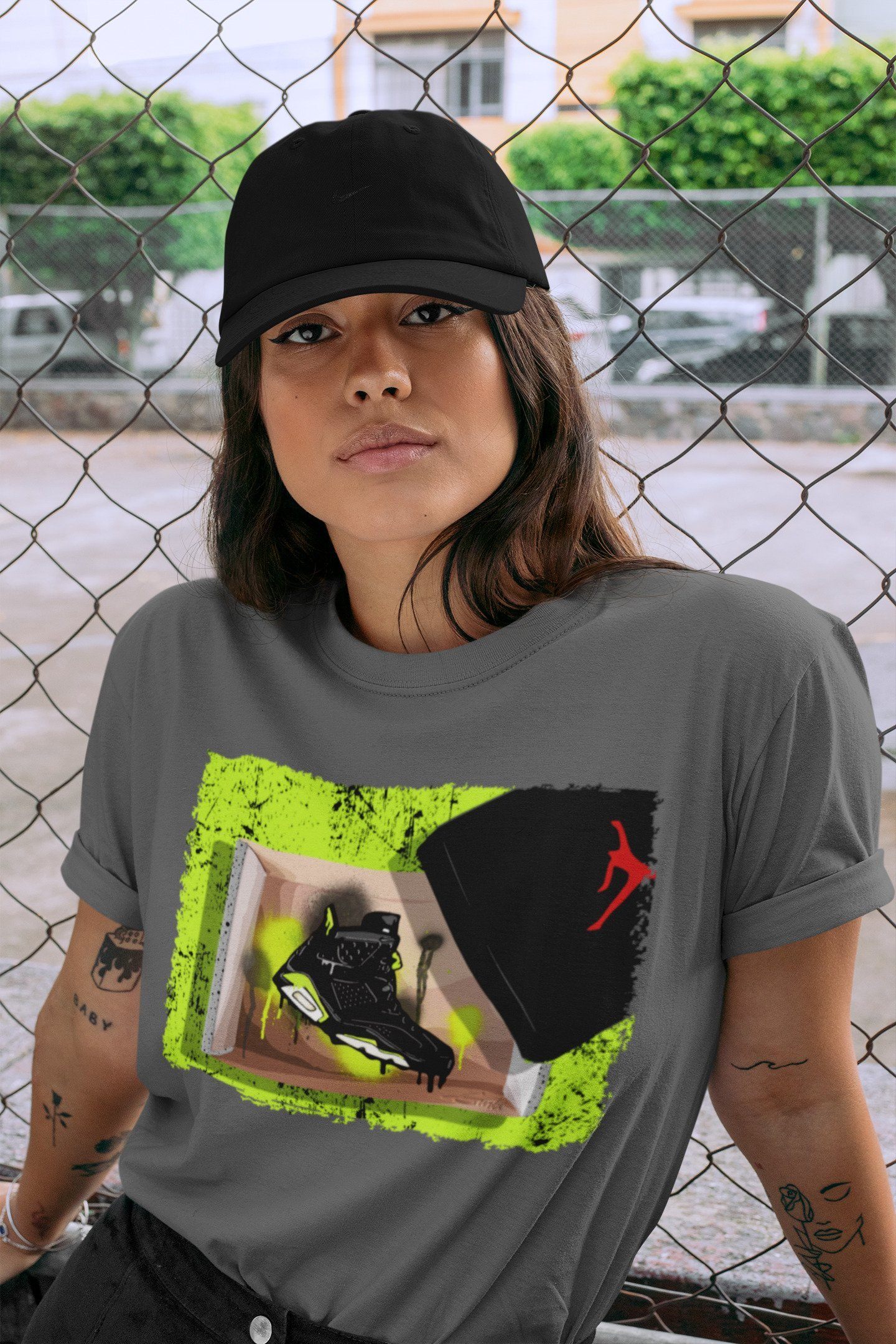 Jordan 6 Electric Green Shirt To Match Jordans New Kicks Sneaker Tees Jordan 6 Electric Green Drip Gear Zone Sneaker Matching Clothing Unisex Shirts