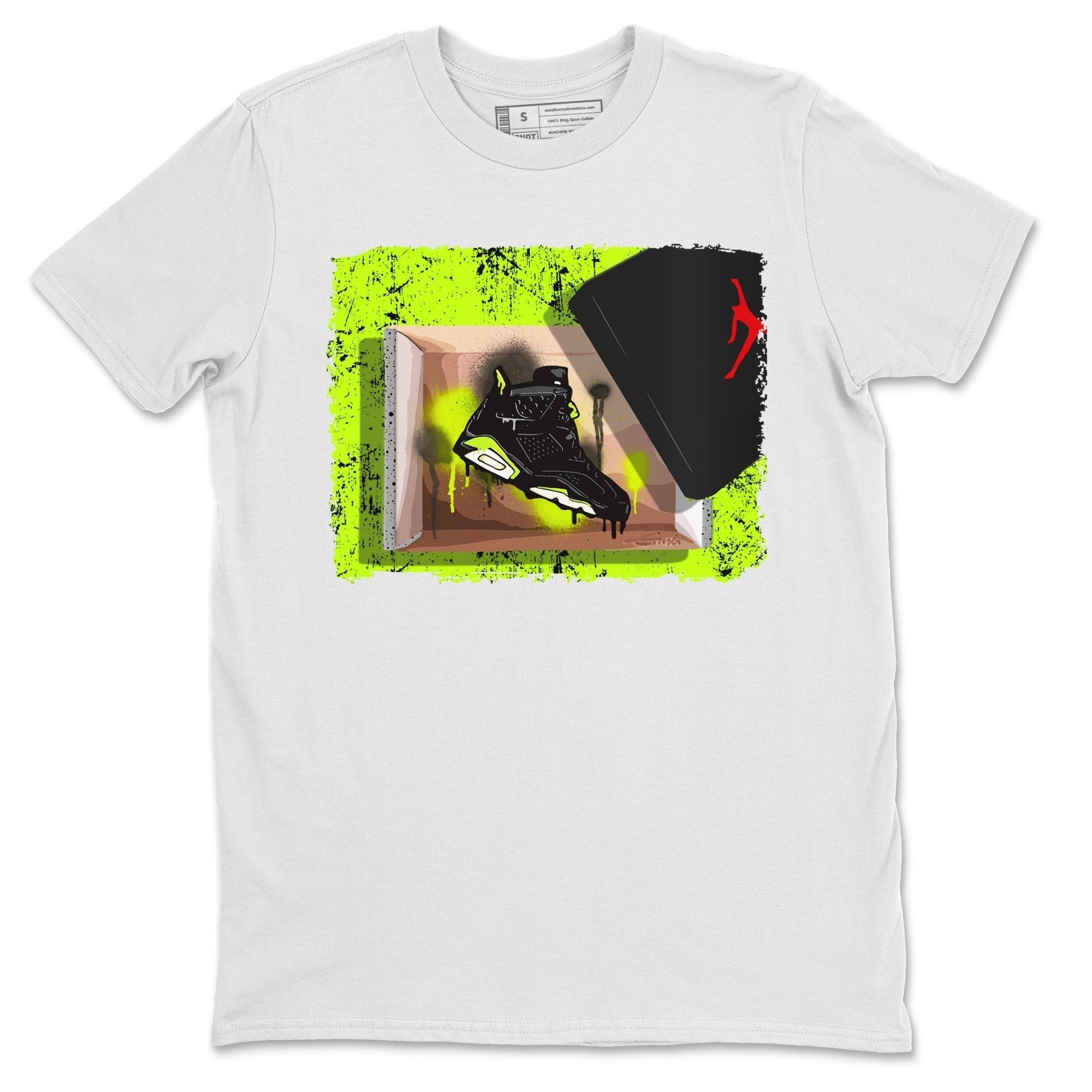 Jordan 6 Electric Green Shirt To Match Jordans New Kicks Sneaker Tees Jordan 6 Electric Green Drip Gear Zone Sneaker Matching Clothing Unisex Shirts