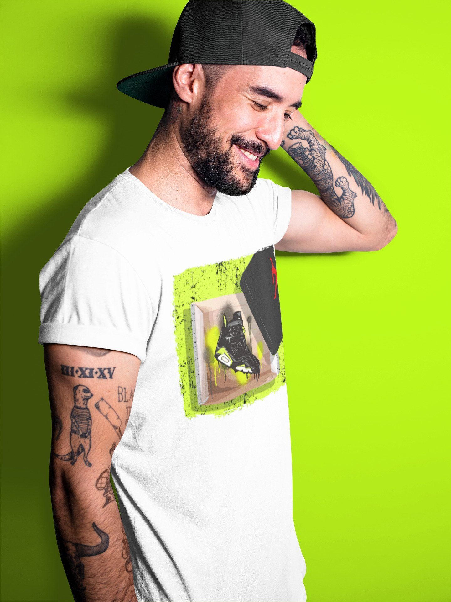 Jordan 6 Electric Green Shirt To Match Jordans New Kicks Sneaker Tees Jordan 6 Electric Green Drip Gear Zone Sneaker Matching Clothing Unisex Shirts