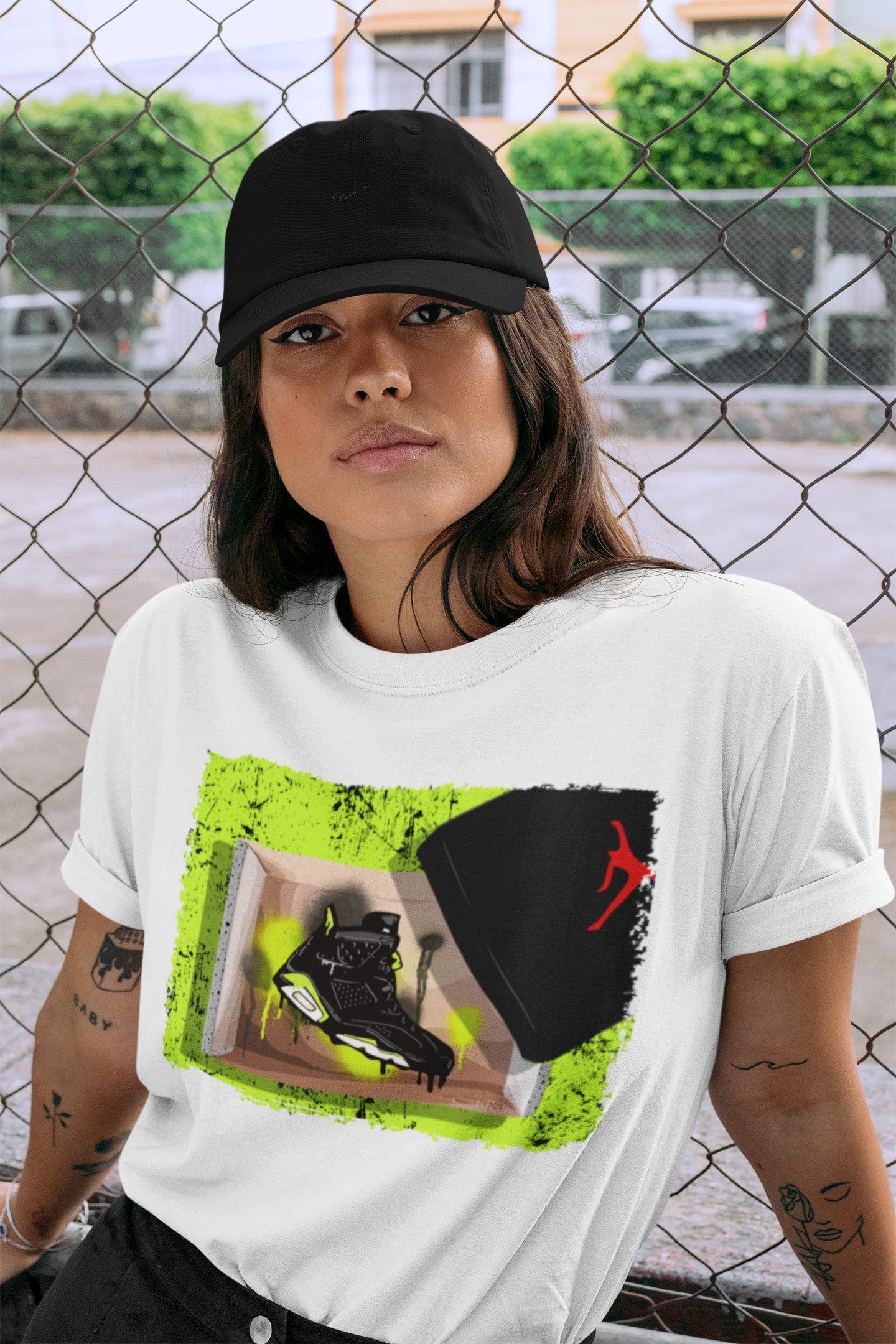 Jordan 6 Electric Green Shirt To Match Jordans New Kicks Sneaker Tees Jordan 6 Electric Green Drip Gear Zone Sneaker Matching Clothing Unisex Shirts