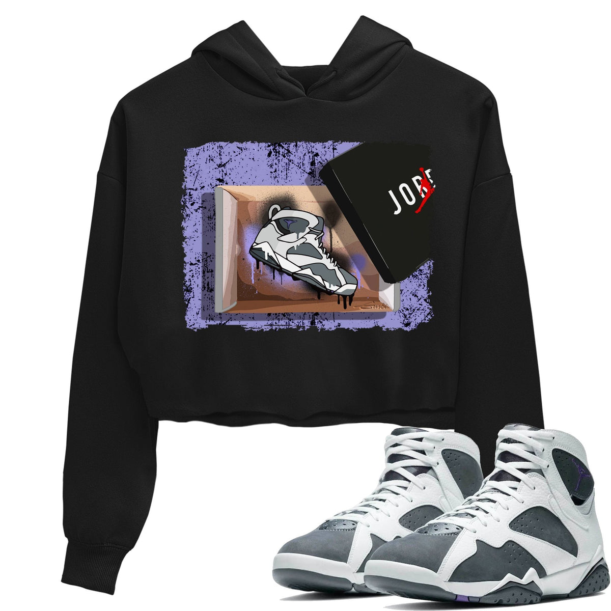 Jordan 7 Flint Shirt To Match Jordans New Kicks Sneaker Tees Jordan 7 Flint Drip Gear Zone Sneaker Matching Clothing Women's Shirts
