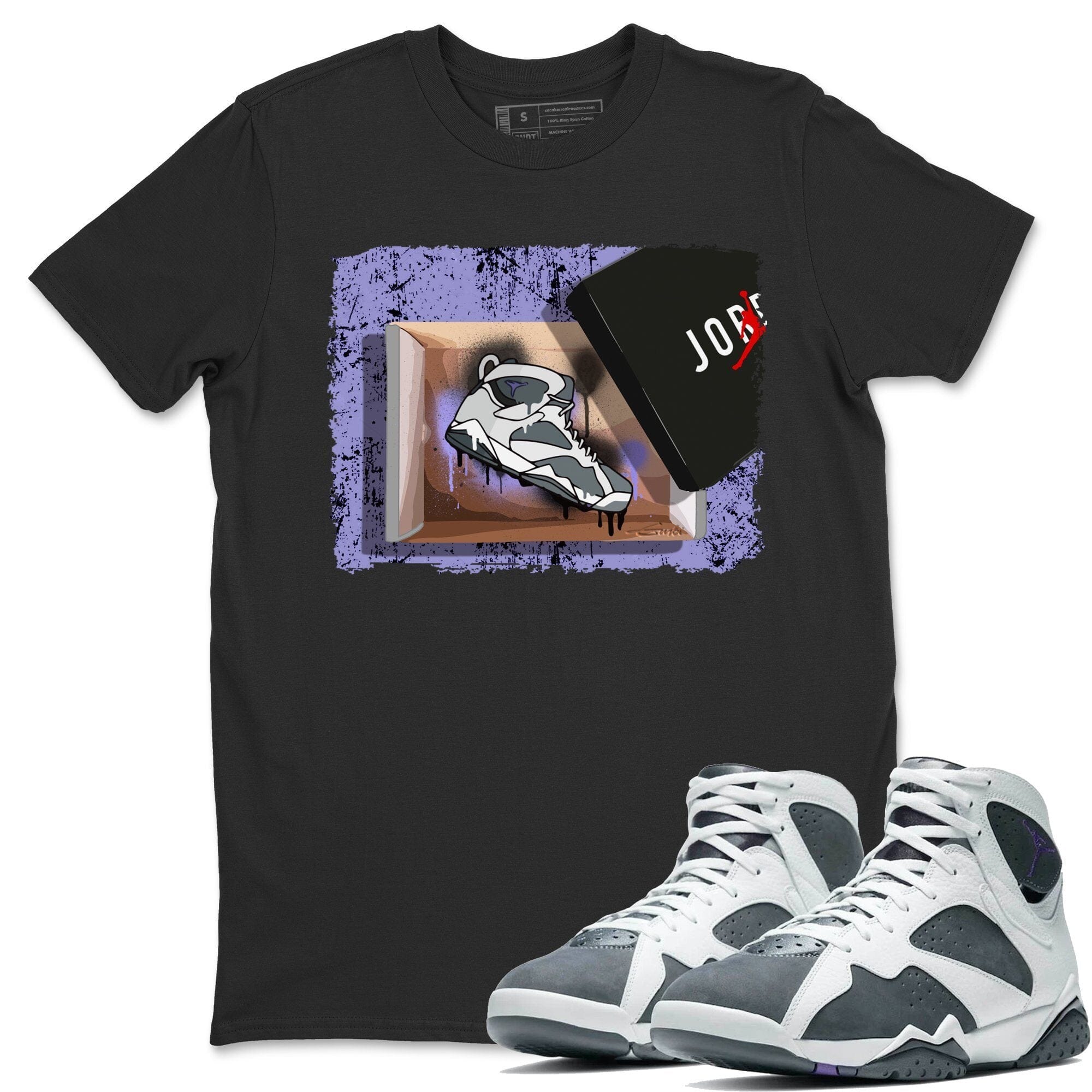 Jordan 7 Flint Shirt To Match Jordans New Kicks Sneaker Tees Jordan 7 Flint Drip Gear Zone Sneaker Matching Clothing Unisex Shirts