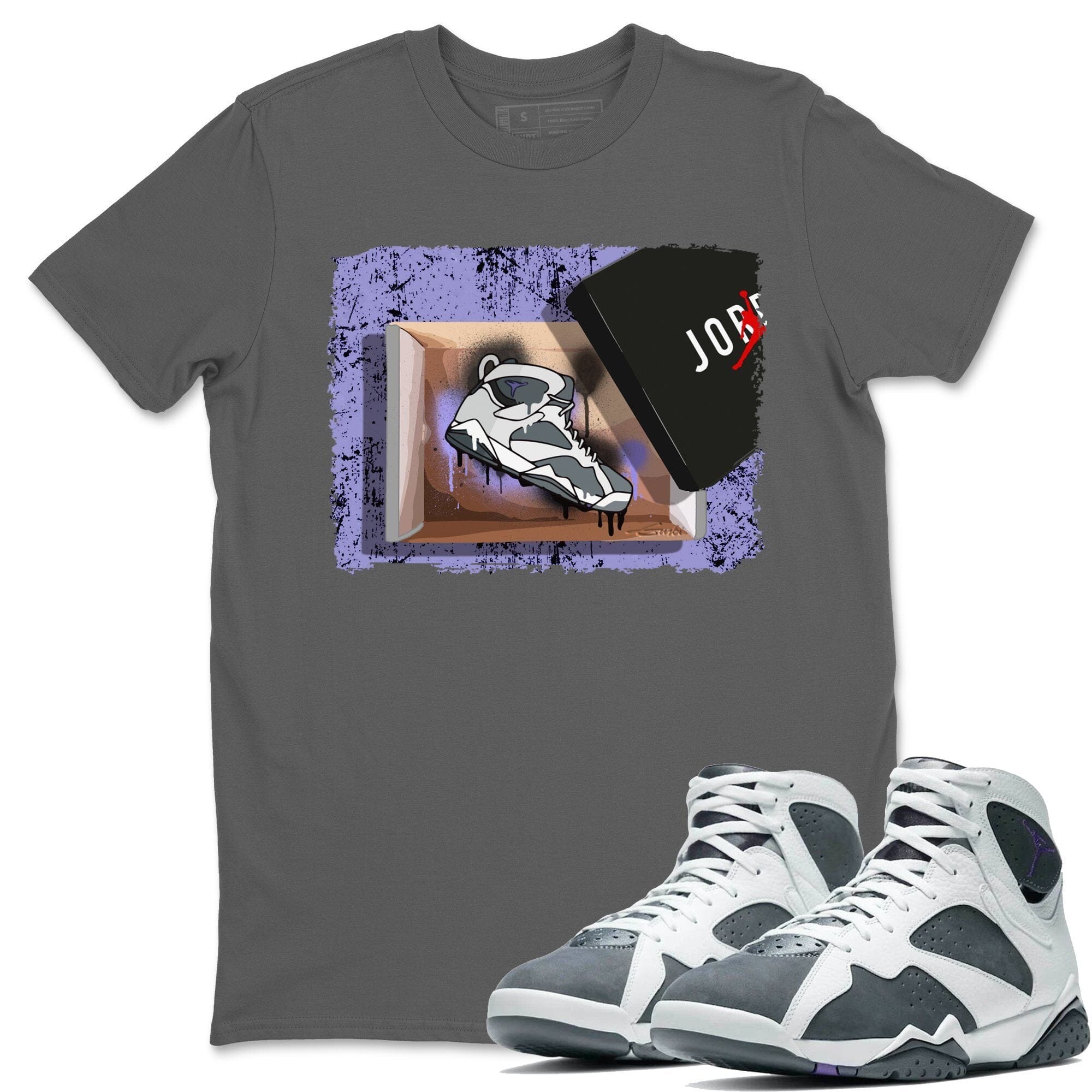 Jordan 7 Flint Shirt To Match Jordans New Kicks Sneaker Tees Jordan 7 Flint Drip Gear Zone Sneaker Matching Clothing Unisex Shirts