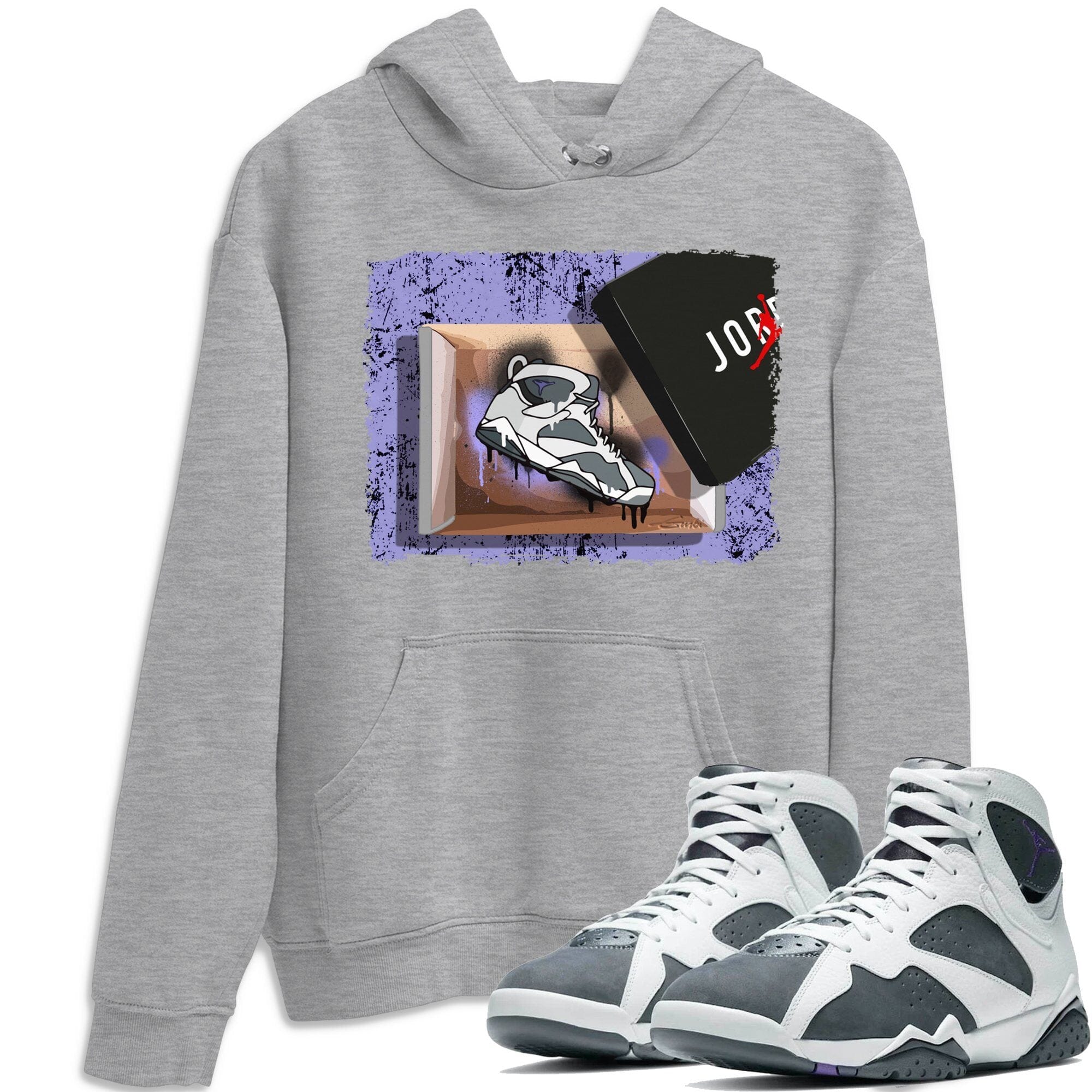 Jordan 7 Flint Shirt To Match Jordans New Kicks Sneaker Tees Jordan 7 Flint Drip Gear Zone Sneaker Matching Clothing Unisex Shirts