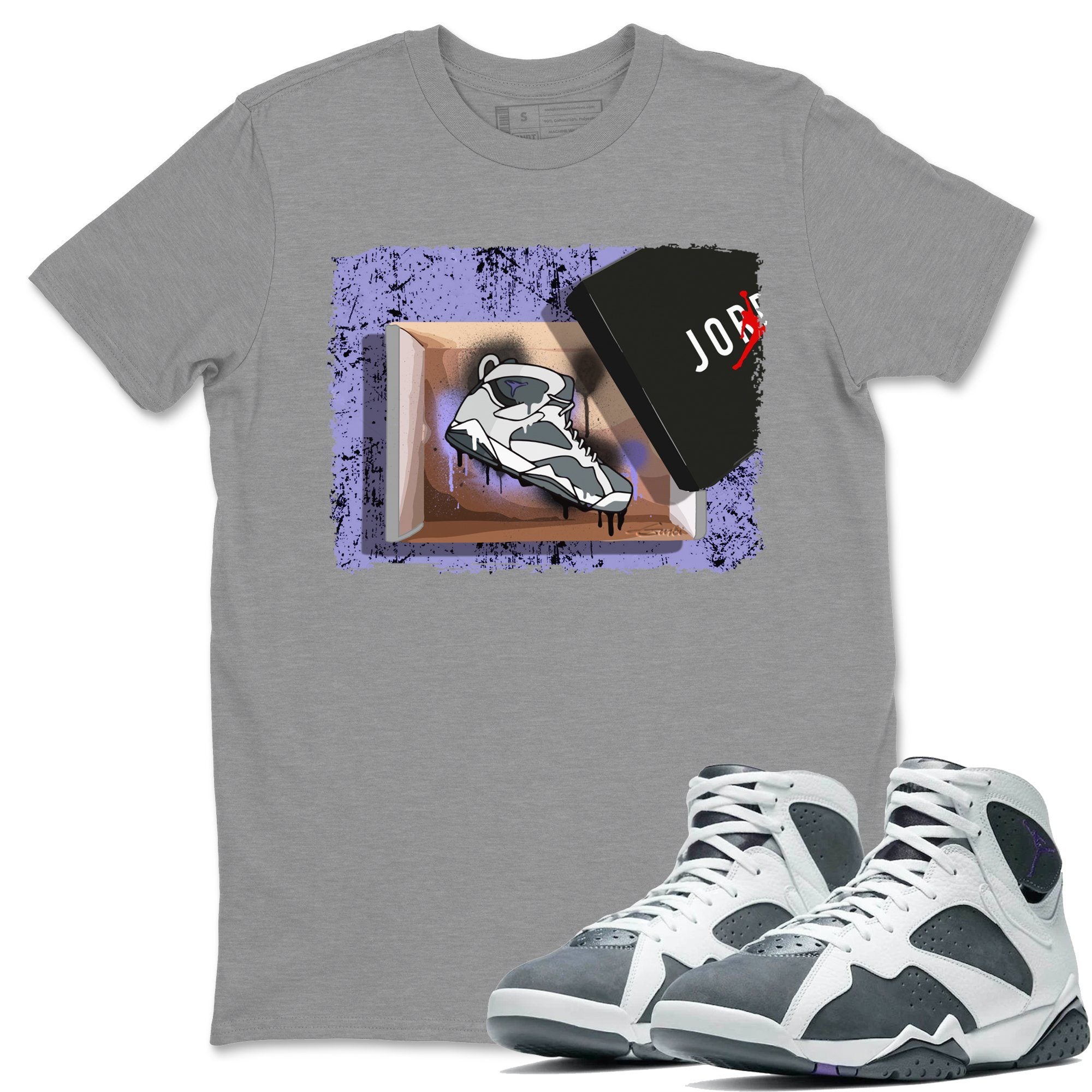 Jordan 7 Flint Shirt To Match Jordans New Kicks Sneaker Tees Jordan 7 Flint Drip Gear Zone Sneaker Matching Clothing Unisex Shirts