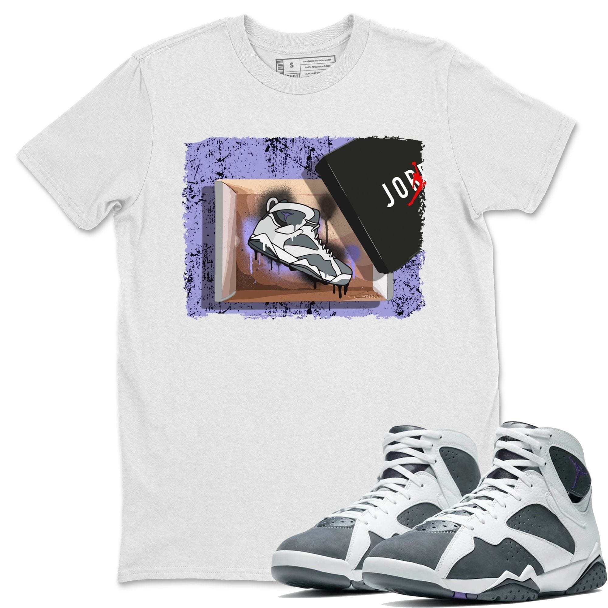 Jordan 7 Flint Shirt To Match Jordans New Kicks Sneaker Tees Jordan 7 Flint Drip Gear Zone Sneaker Matching Clothing Unisex Shirts