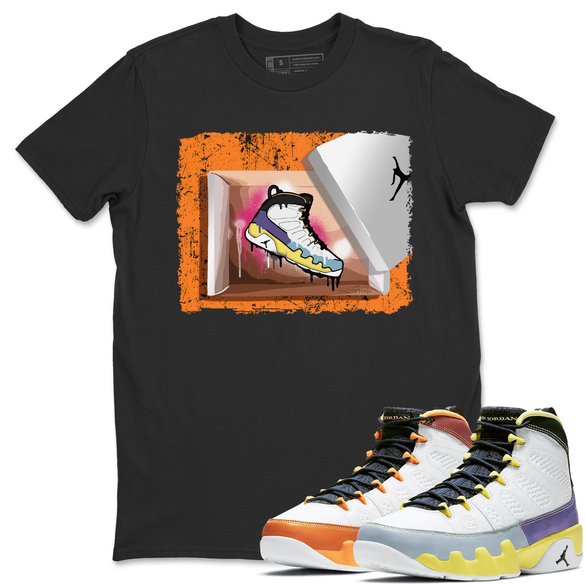 Jordan 9 Change The World Shirt To Match Jordans New Kicks Sneaker Tees Jordan 9 Change The World Drip Gear Zone Sneaker Matching Clothing Unisex Shirts