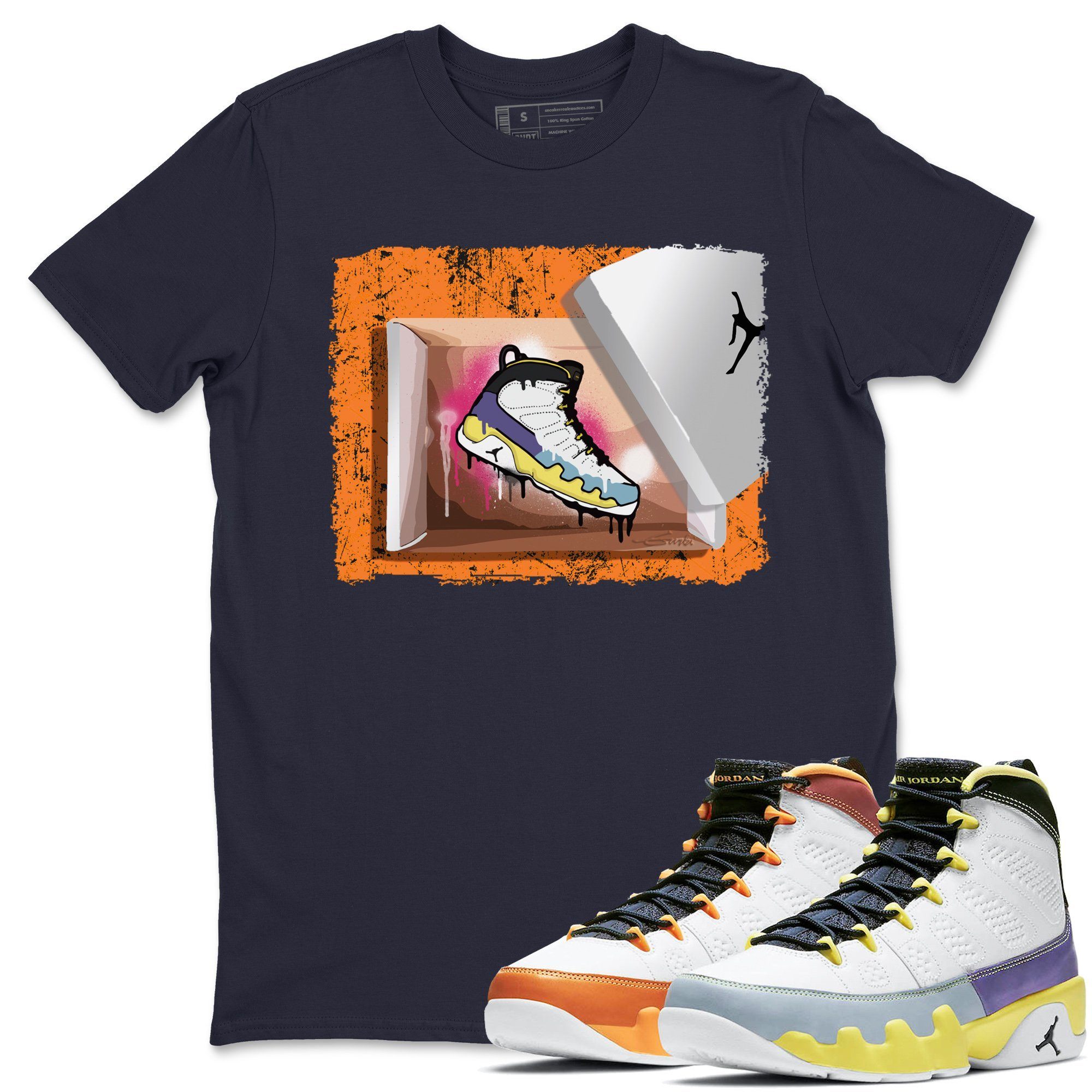 Jordan 9 Change The World Shirt To Match Jordans New Kicks Sneaker Tees Jordan 9 Change The World Drip Gear Zone Sneaker Matching Clothing Unisex Shirts