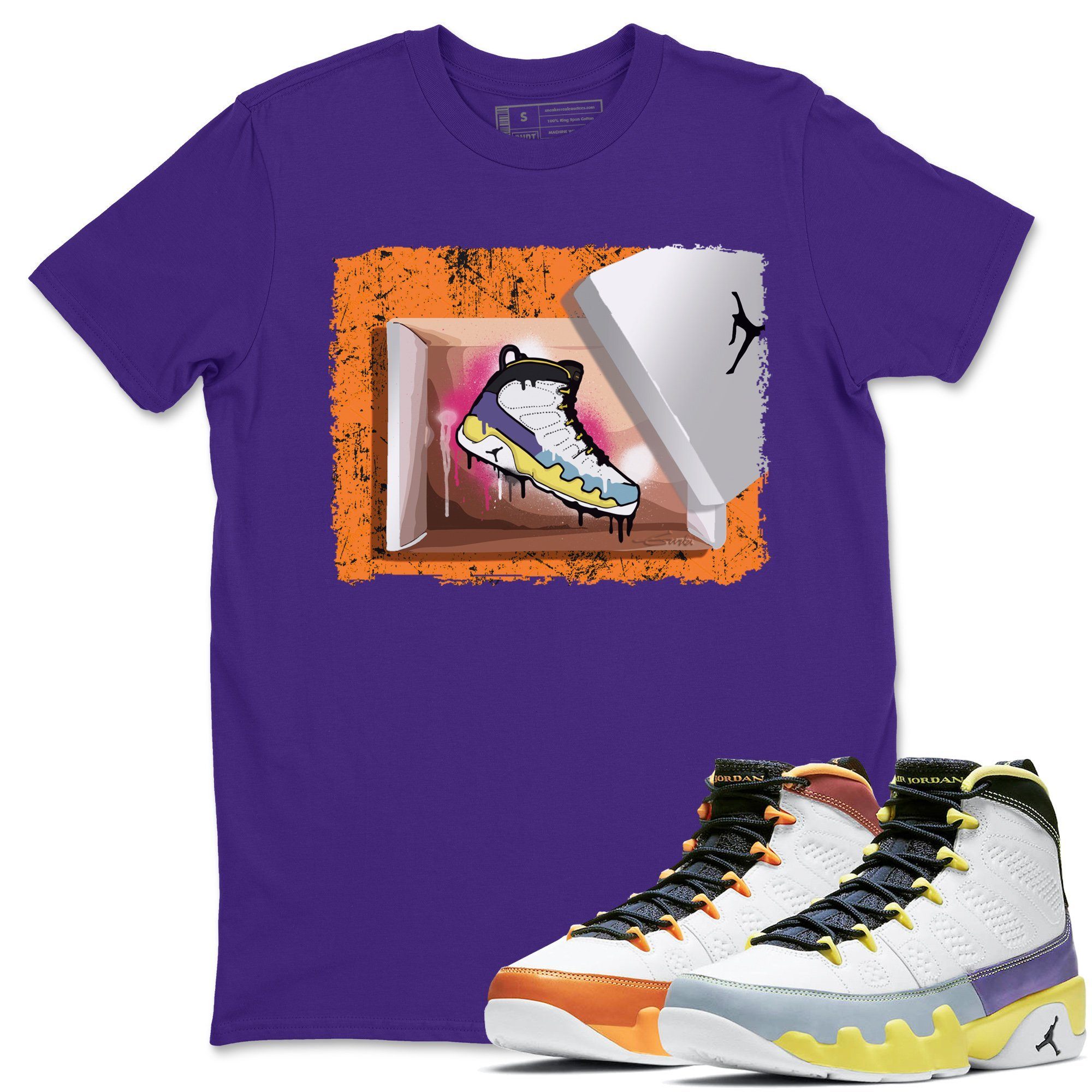 Jordan 9 Change The World Shirt To Match Jordans New Kicks Sneaker Tees Jordan 9 Change The World Drip Gear Zone Sneaker Matching Clothing Unisex Shirts