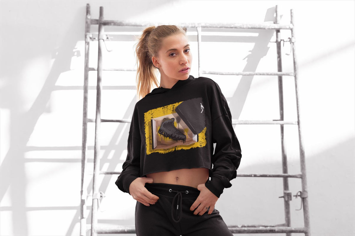 Jordan 9 University Gold Shirt To Match Jordans New Kicks Sneaker Tees Jordan 9 University Gold Drip Gear Zone Sneaker Matching Clothing Women's Shirts