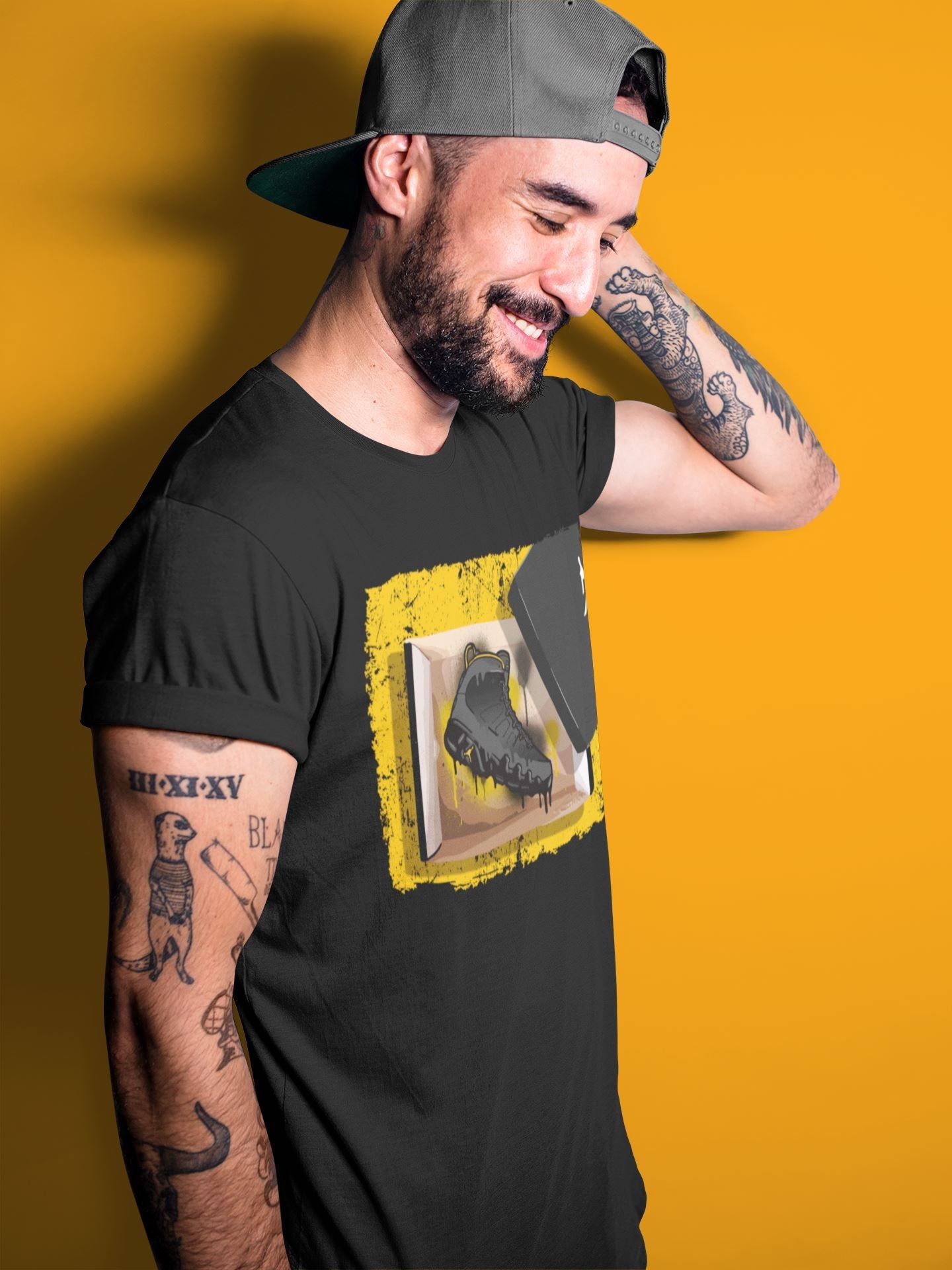 Jordan 9 University Gold Shirt To Match Jordans New Kicks Sneaker Tees Jordan 9 University Gold Drip Gear Zone Sneaker Matching Clothing Unisex Shirts