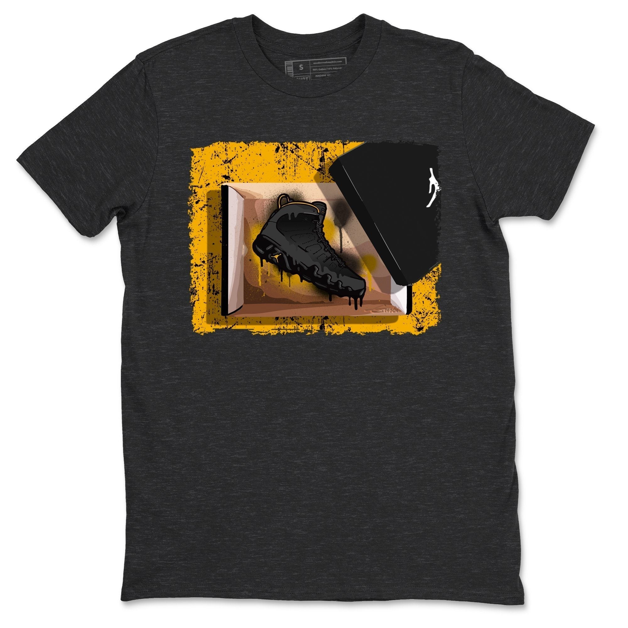 Jordan 9 University Gold Shirt To Match Jordans New Kicks Sneaker Tees Jordan 9 University Gold Drip Gear Zone Sneaker Matching Clothing Unisex Shirts