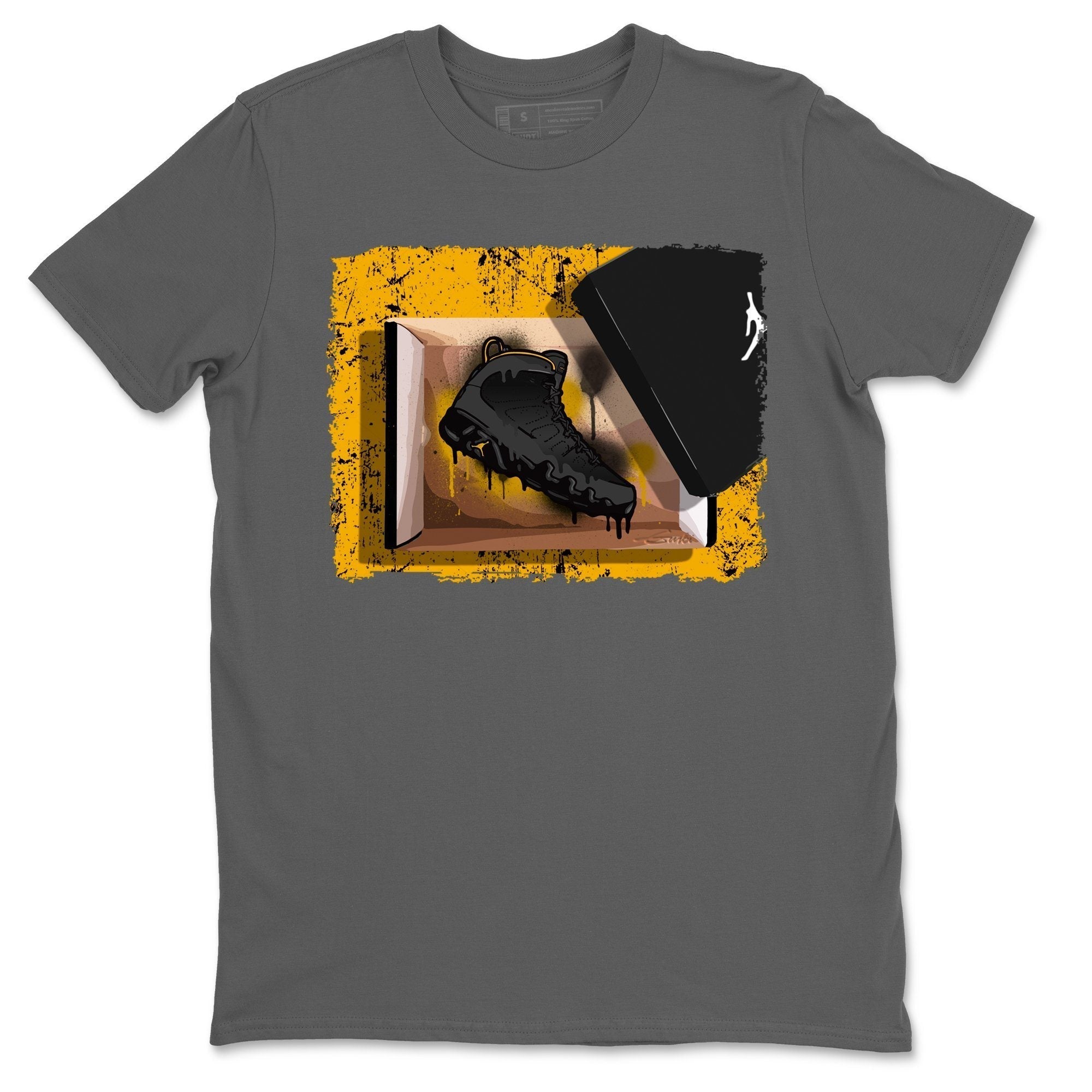 Jordan 9 University Gold Shirt To Match Jordans New Kicks Sneaker Tees Jordan 9 University Gold Drip Gear Zone Sneaker Matching Clothing Unisex Shirts