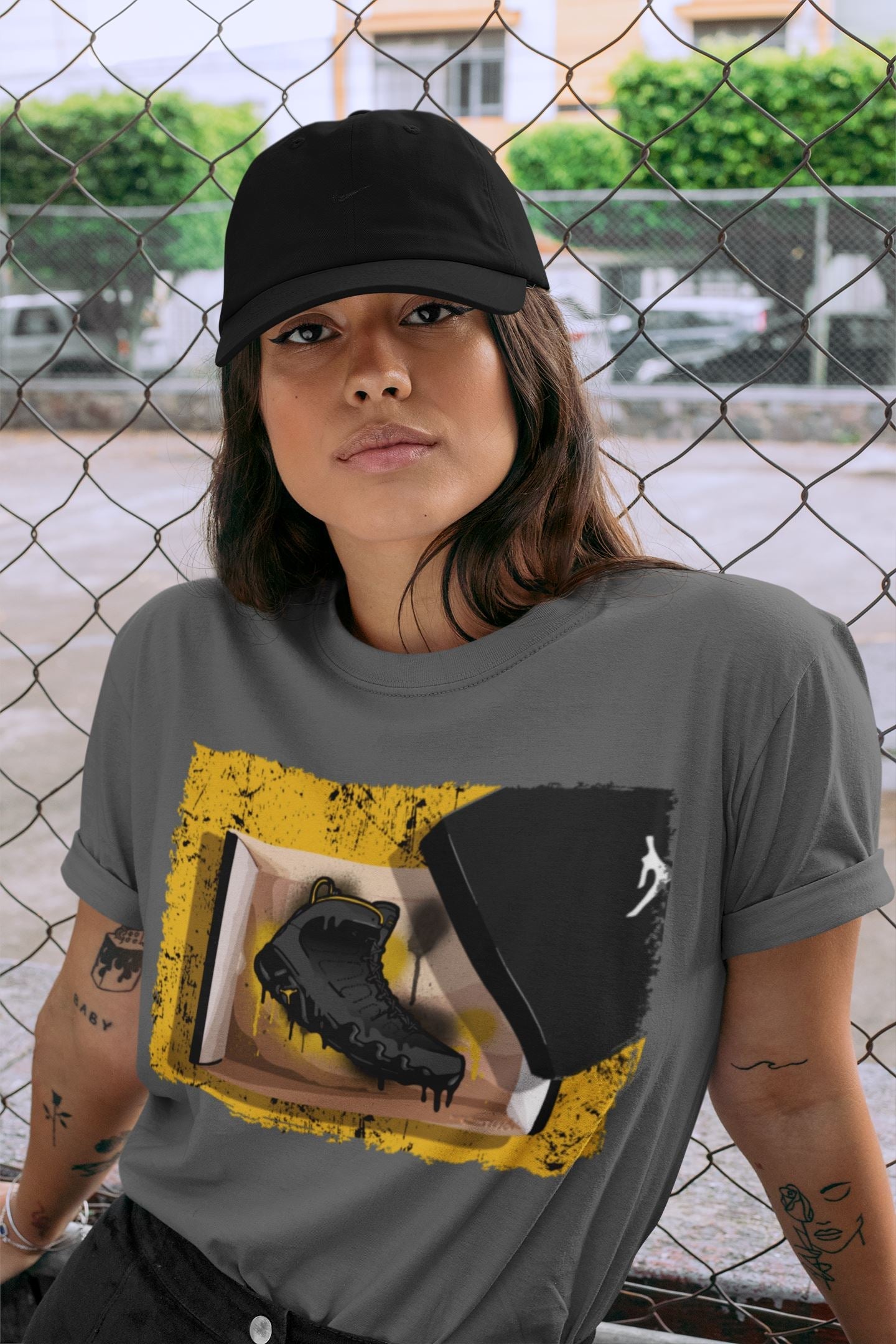 Jordan 9 University Gold Shirt To Match Jordans New Kicks Sneaker Tees Jordan 9 University Gold Drip Gear Zone Sneaker Matching Clothing Unisex Shirts