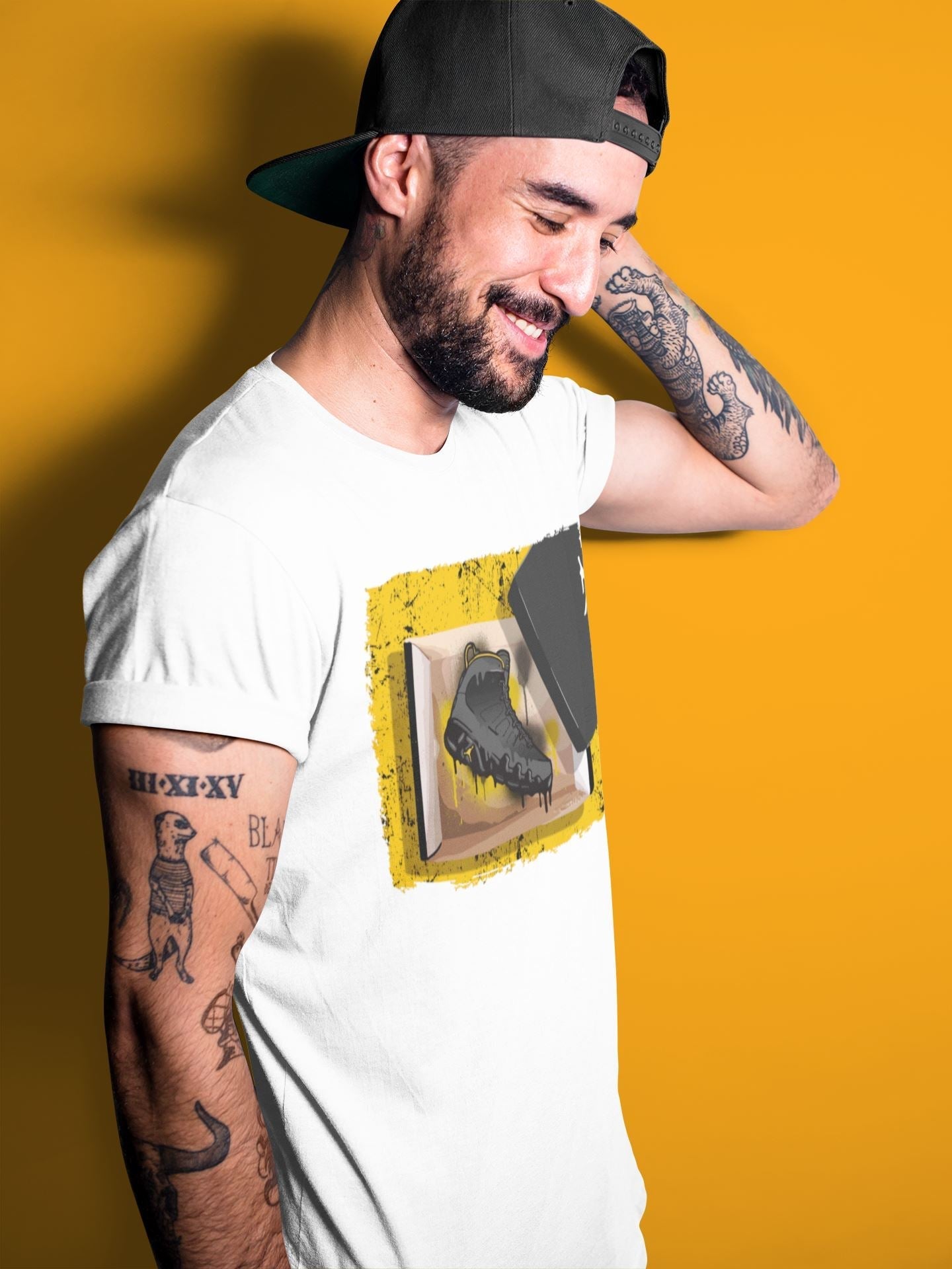 Jordan 9 University Gold Shirt To Match Jordans New Kicks Sneaker Tees Jordan 9 University Gold Drip Gear Zone Sneaker Matching Clothing Unisex Shirts