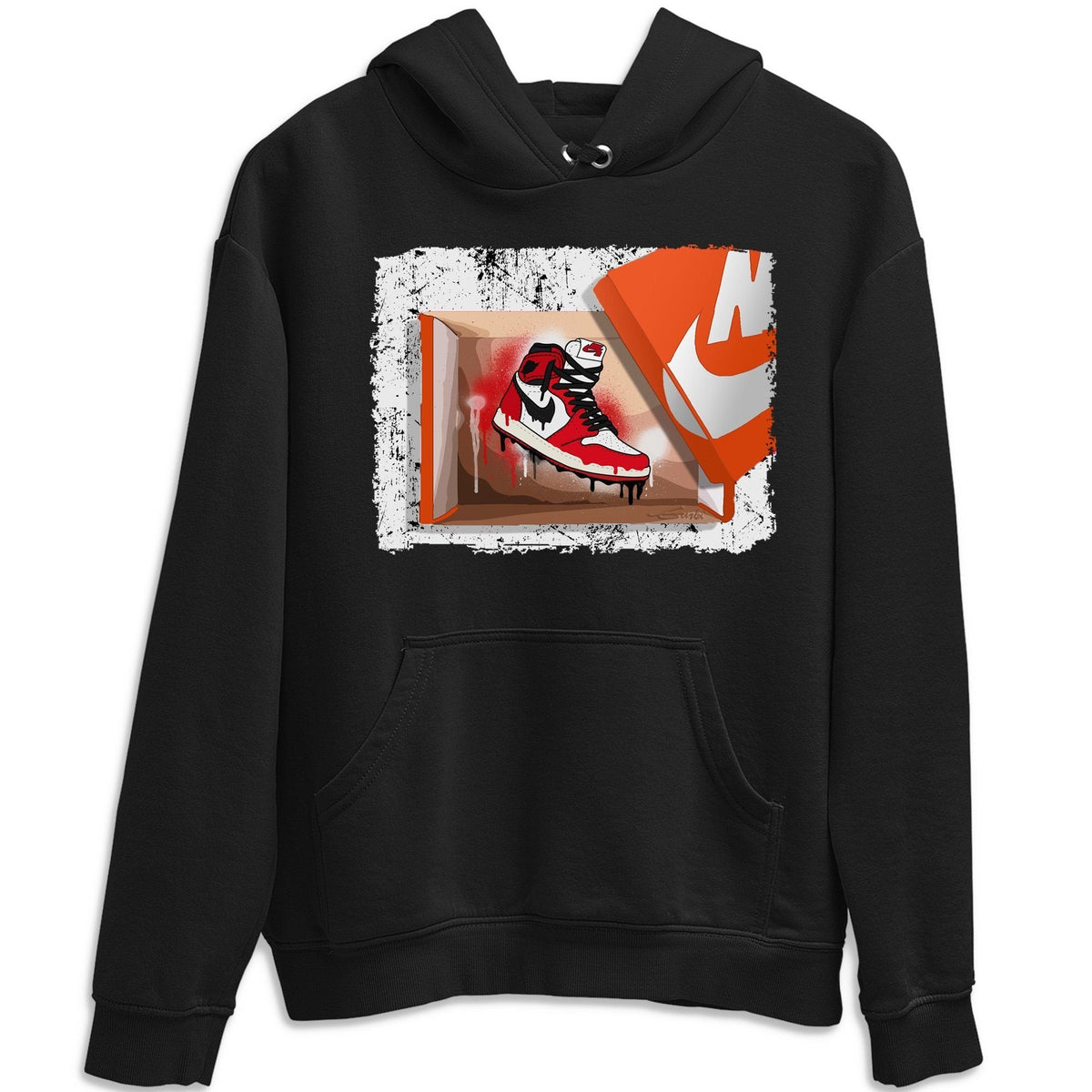Jordan 1 Chicago Sneaker Matching T-Shirt New Kicks Sneaker Tees Jordan 1 Chicago Sneaker Release Tees Crew Neck Tees