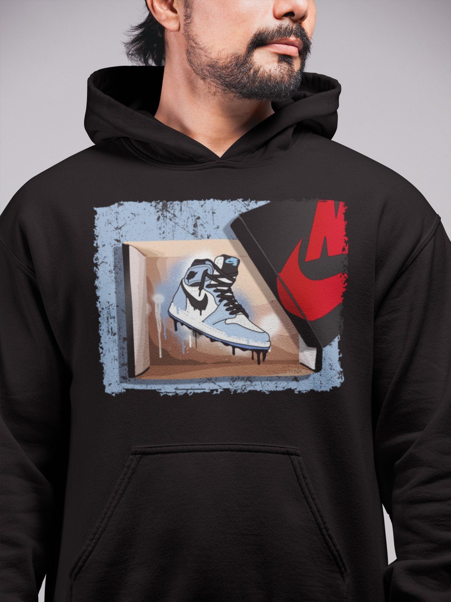 Jordan 1 University Blue Shirt To Match Jordans New Kicks Sneaker Tees Jordan 1 University Blue Drip Gear Zone Sneaker Matching Clothing Unisex Shirts