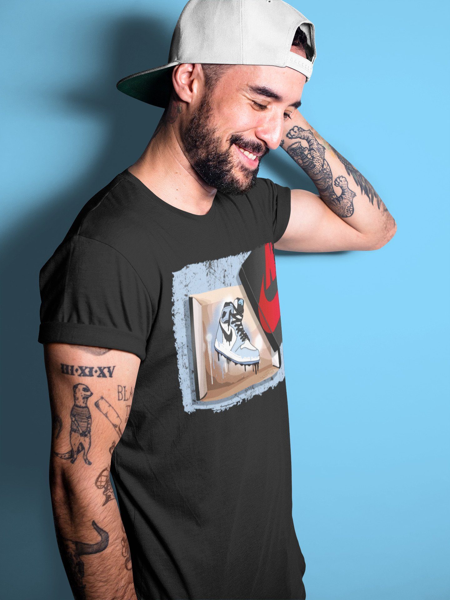 Jordan 1 University Blue Shirt To Match Jordans New Kicks Sneaker Tees Jordan 1 University Blue Drip Gear Zone Sneaker Matching Clothing Unisex Shirts