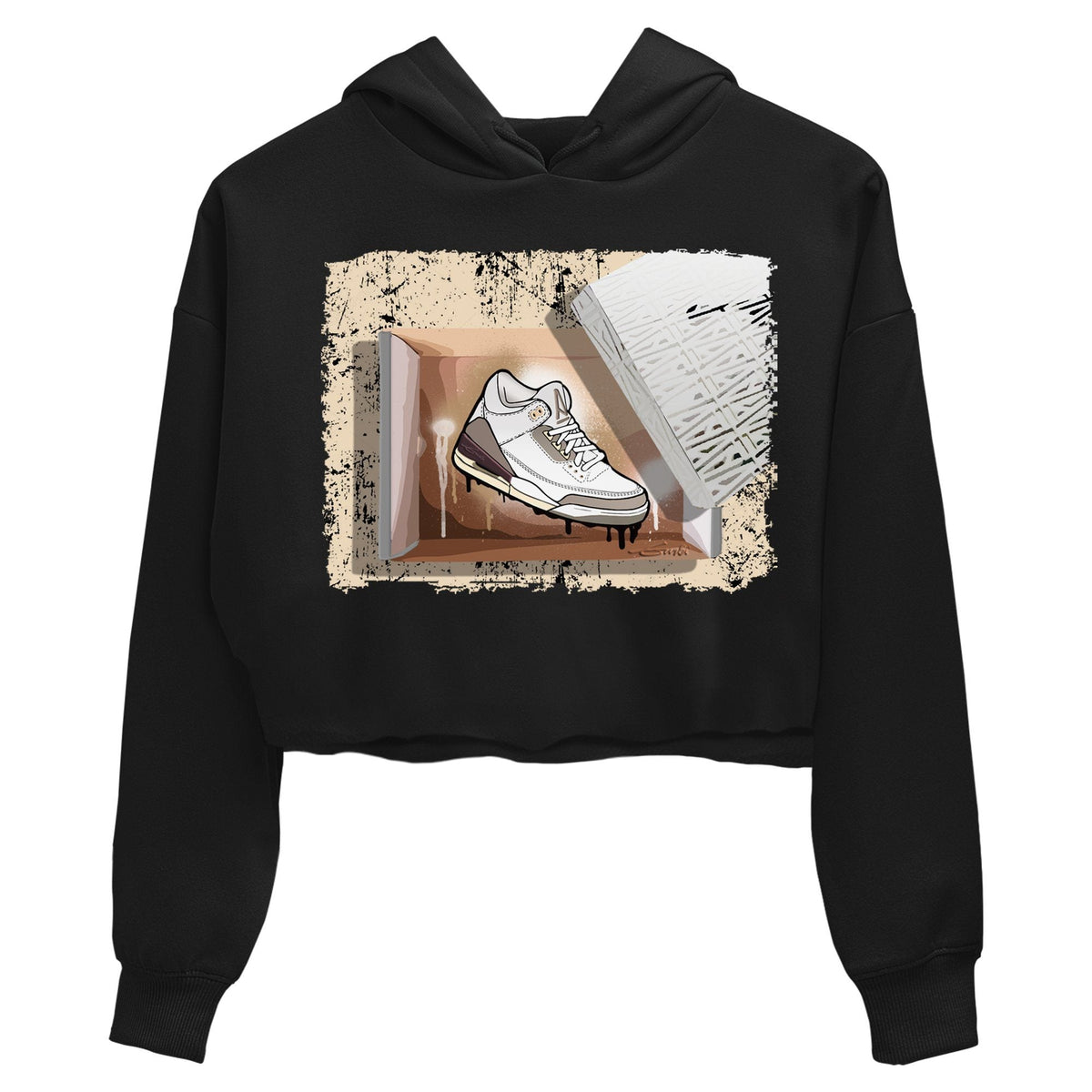 Jordan 3 A Ma Maniere Sneaker Matching T-Shirt New Kicks Sneaker Tees Jordan 3 A Ma Maniere Sneaker Release Tees Women's Shirts