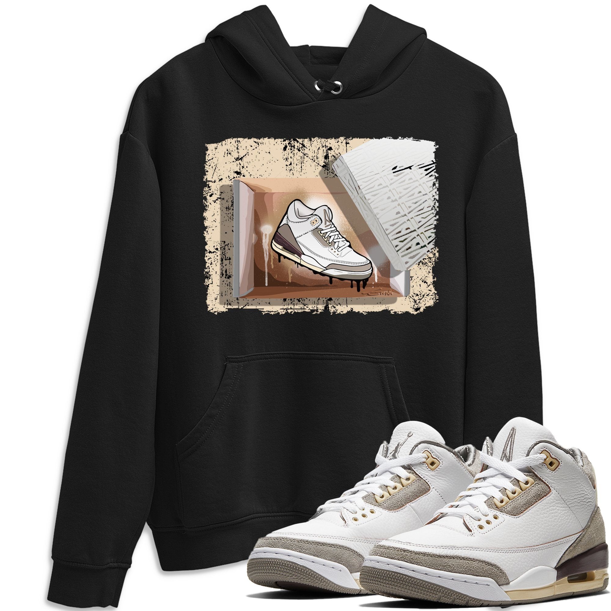 Jordan 3 A Ma Maniere Shirt To Match Jordans New Kicks Sneaker Tees Jordan 3 A Ma Maniere Drip Gear Zone Sneaker Matching Clothing Unisex Shirts