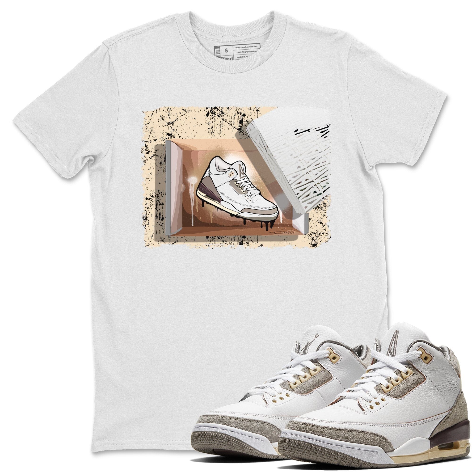 Jordan 3 A Ma Maniere Shirt To Match Jordans New Kicks Sneaker Tees Jordan 3 A Ma Maniere Drip Gear Zone Sneaker Matching Clothing Unisex Shirts
