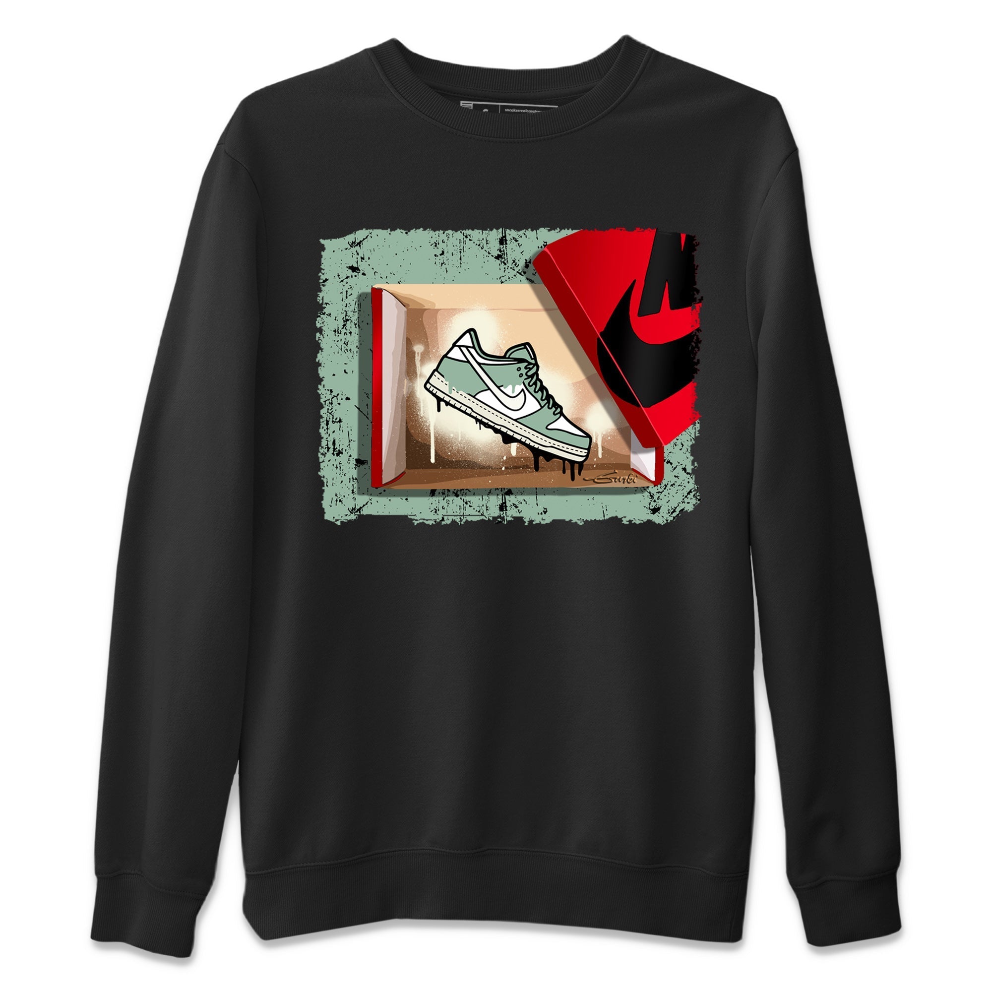 Dunk Low Mica Green Shirts New Kicks Streetwear Sneaker Shirt Dunk Mica Green Sneaker Release Tees Unisex Shirts Black 2