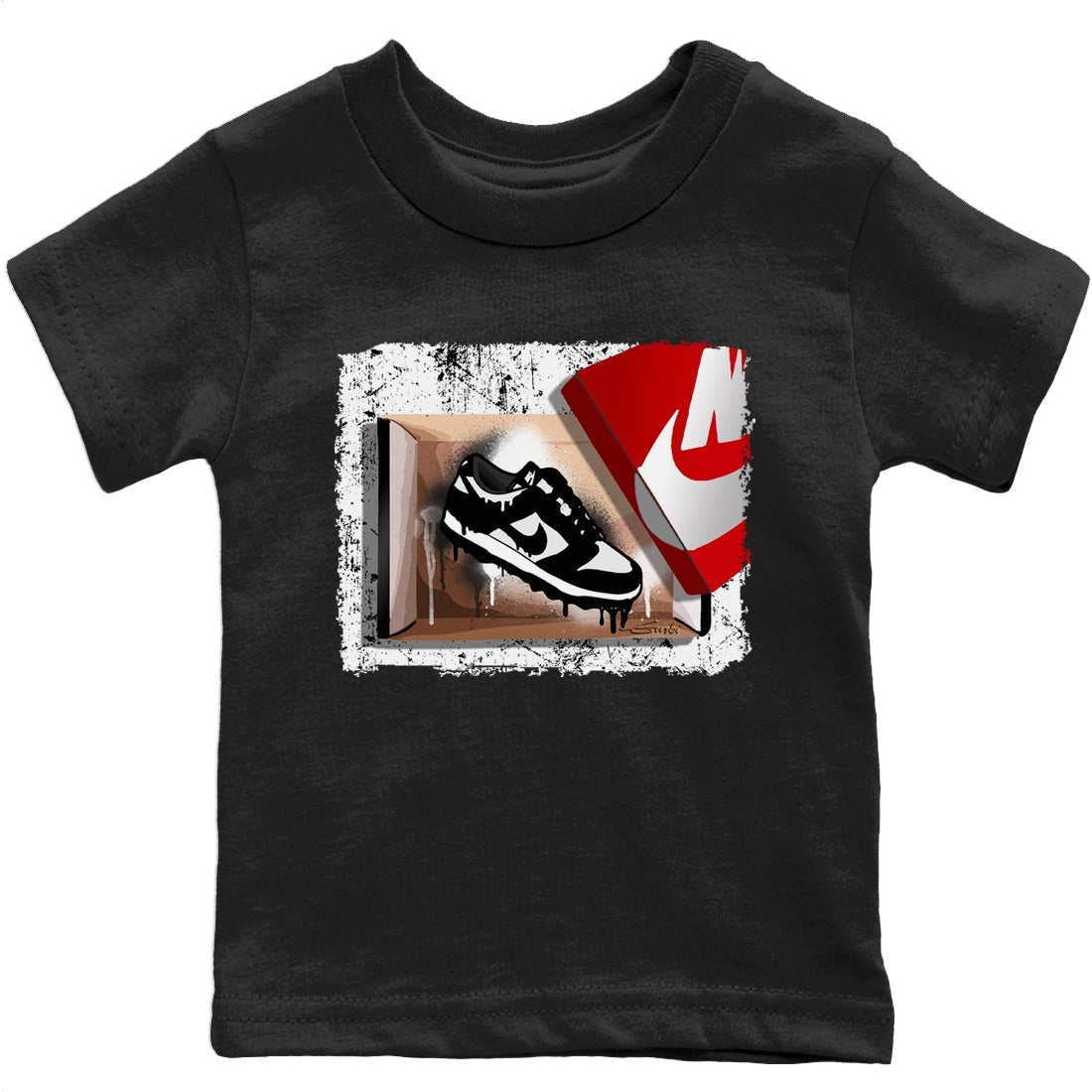 Dunk Panda Sneaker Match Tees New Kicks Sneaker Tees Dunk Panda Jordan to match sneaker T-Shirt Kids Shirts