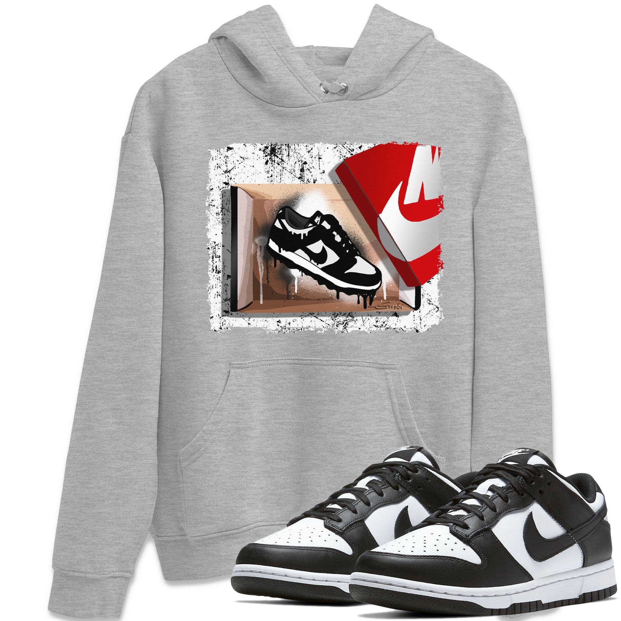 Dunk Panda Sneaker Match Tees New Kicks Sneaker Tees Dunk Panda Jordan to match sneaker T-Shirt Crew Neck Shirts