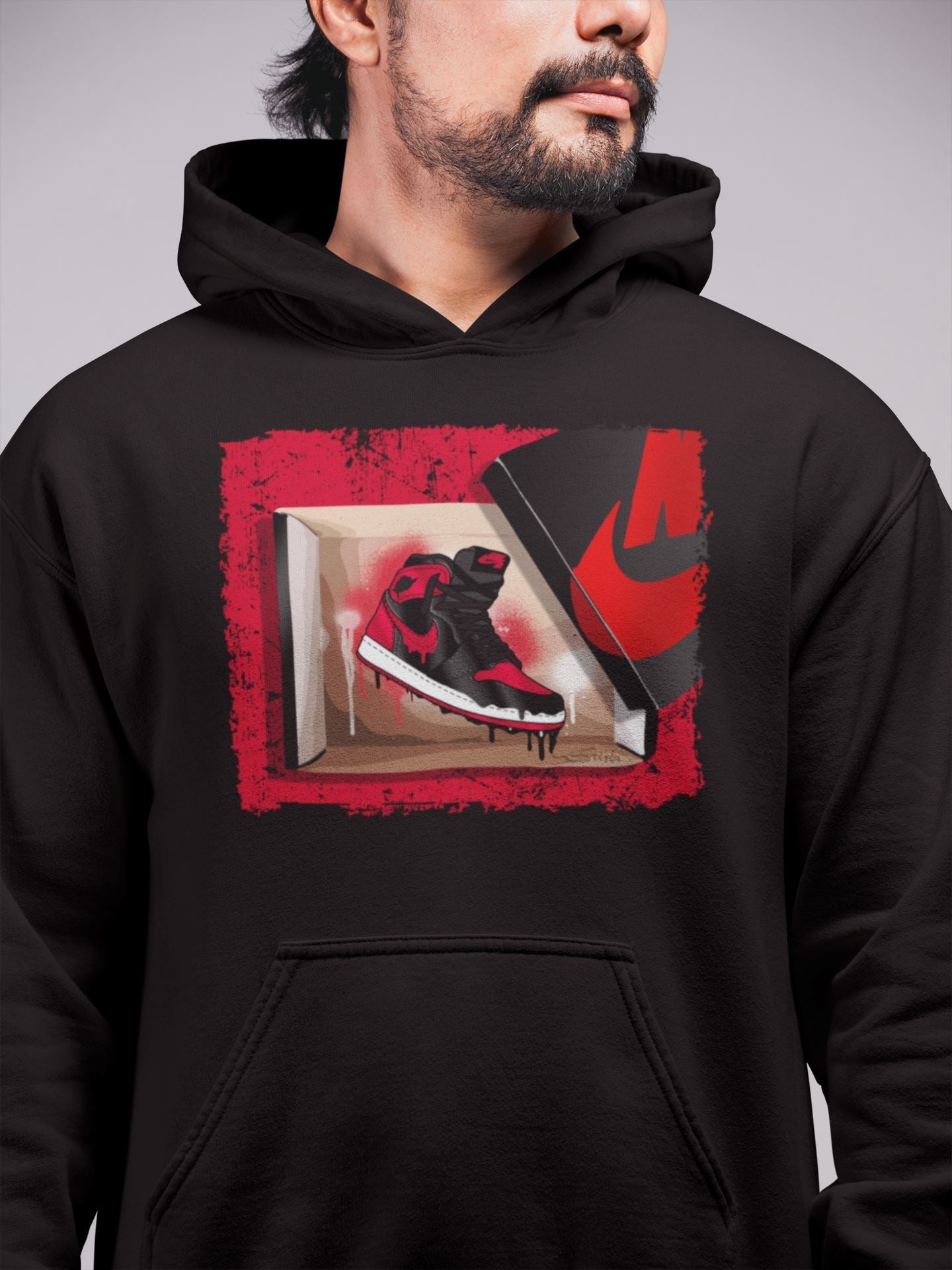Jordan 1 Bred Patent Sneaker Matching T-Shirt New Kicks Sneaker Tees Jordan 1 Bred Patent Sneaker Release Tees Crew Neck Tees