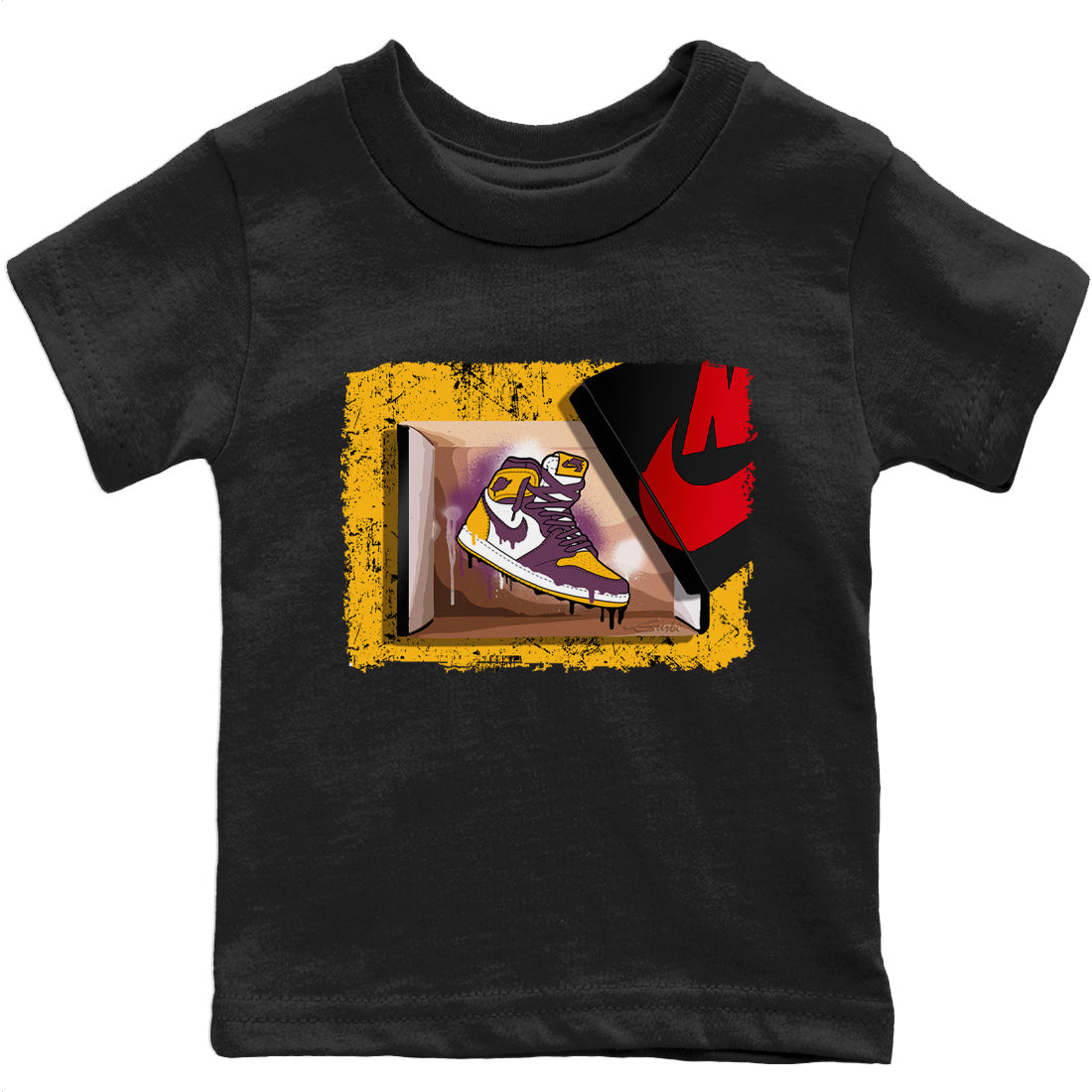 Jordan 1 Brotherhood Sneaker Matching T-Shirt New Kicks Sneaker Tees Jordan 1 Brotherhood Sneaker Release Tees Kids Shirts