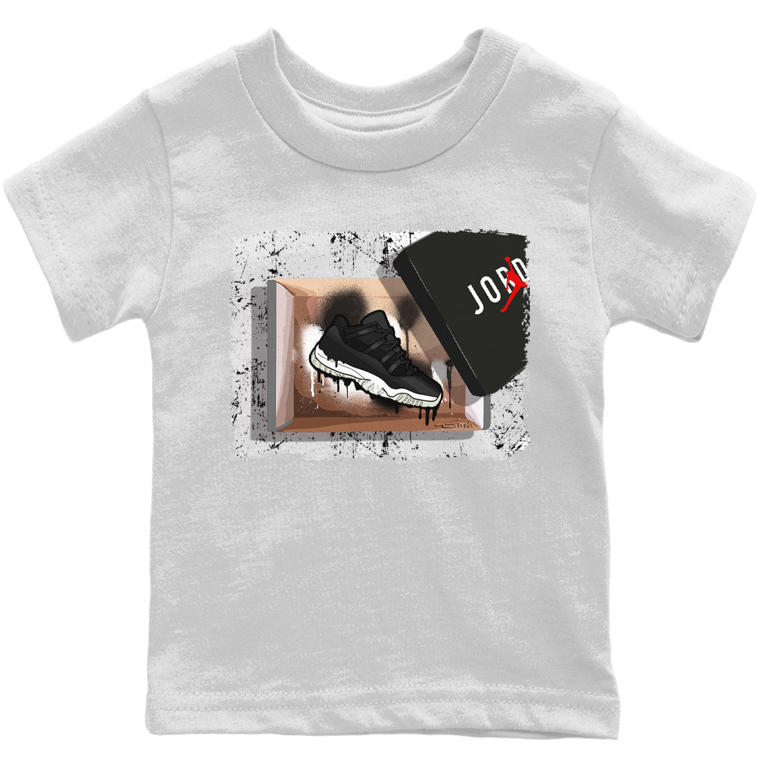 Jordan 11 72-10 Sneaker Matching T-Shirt New Kicks Sneaker Tees Jordan 11 72-10 Sneaker Release Tees Kids Shirts