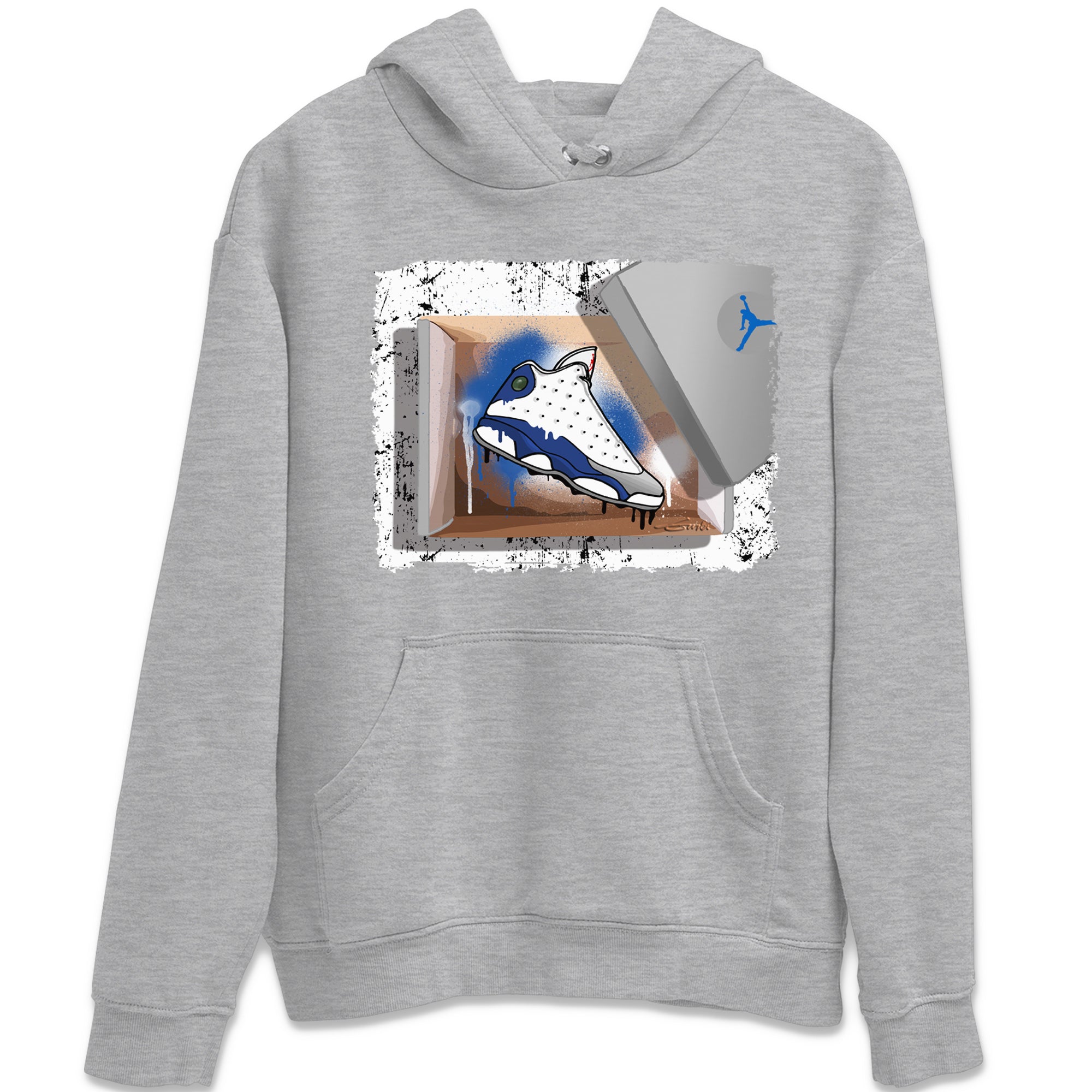 Jordan 13 French Blue Shirt To Match Jordans New Kicks Sneaker Tees Jordan 13 French Blue Drip Gear Zone Sneaker Matching Clothing Unisex Shirts
