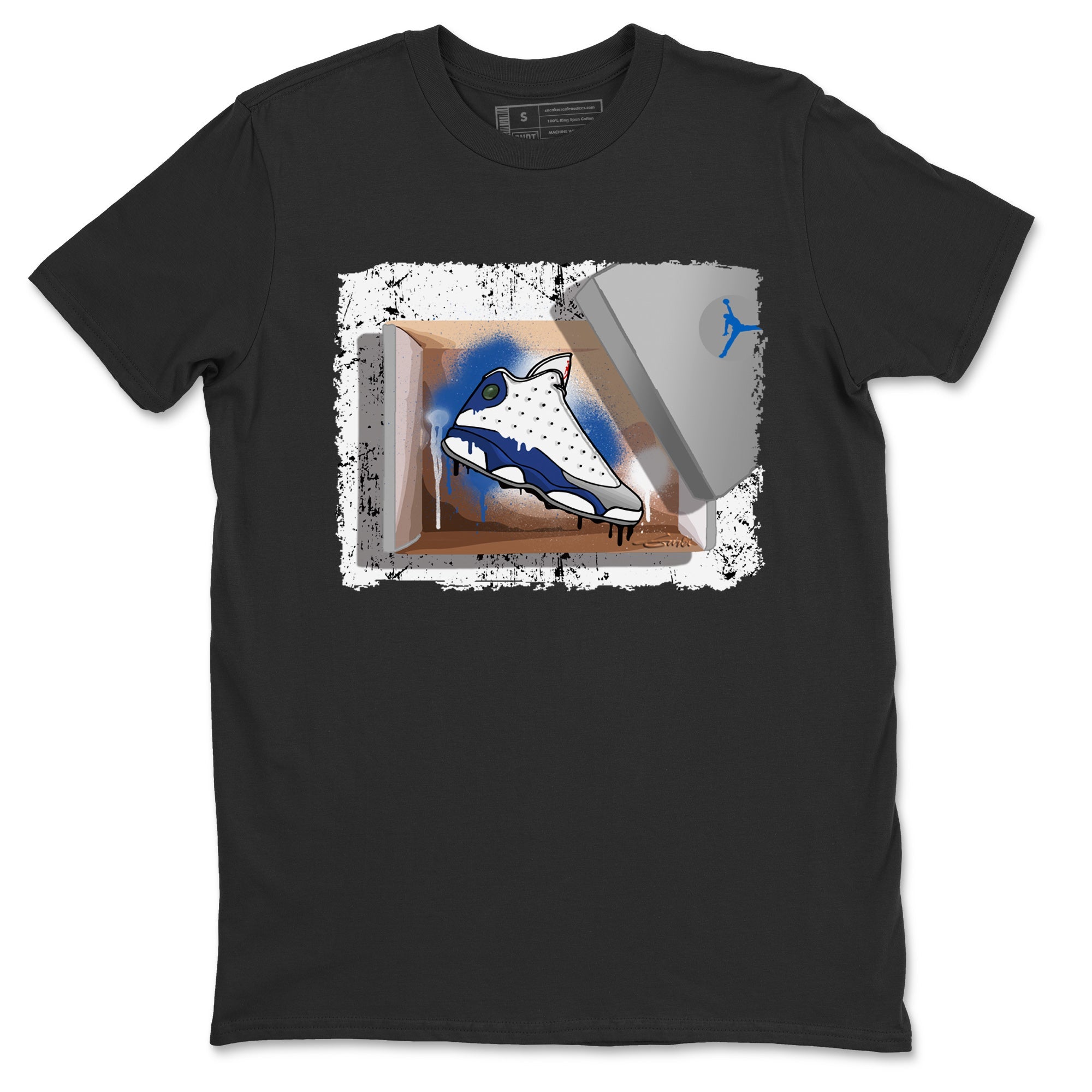 Jordan 13 French Blue Shirt To Match Jordans New Kicks Sneaker Tees Jordan 13 French Blue Drip Gear Zone Sneaker Matching Clothing Unisex Shirts