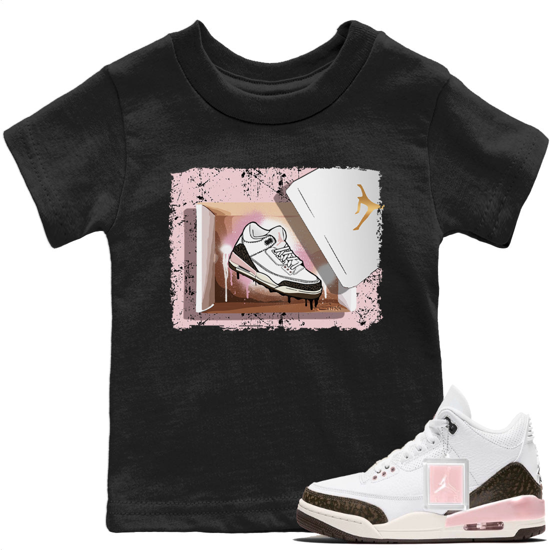 Jordan 3 Atmosphere Sneaker Matching T-Shirt New Kicks Sneaker Tees Jordan 3 Atmosphere Sneaker Release Tees Kids Shirts