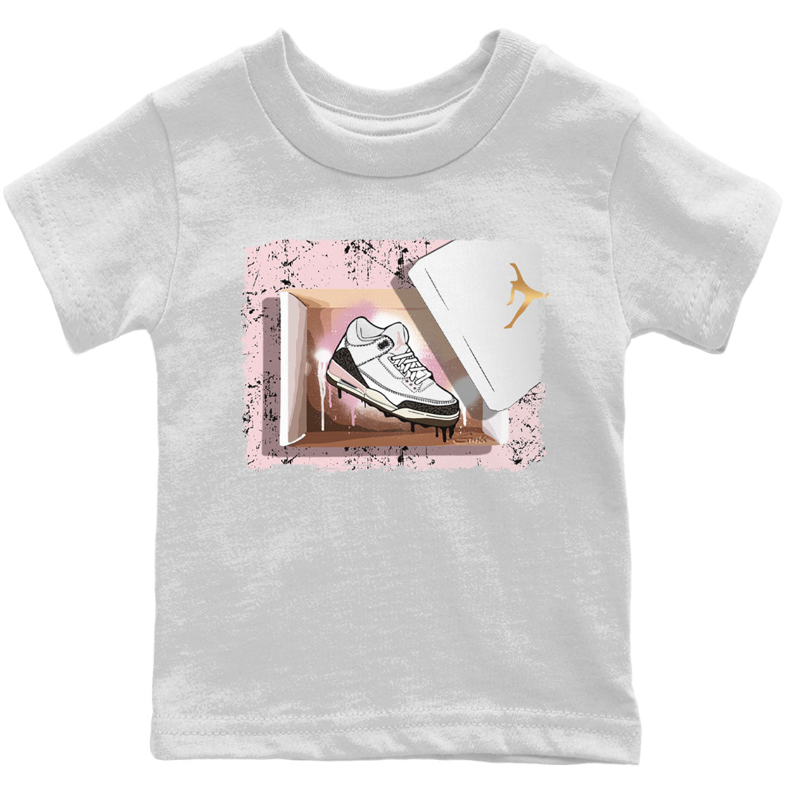Jordan 3 Atmosphere Sneaker Matching T-Shirt New Kicks Sneaker Tees Jordan 3 Atmosphere Sneaker Release Tees Kids Shirts