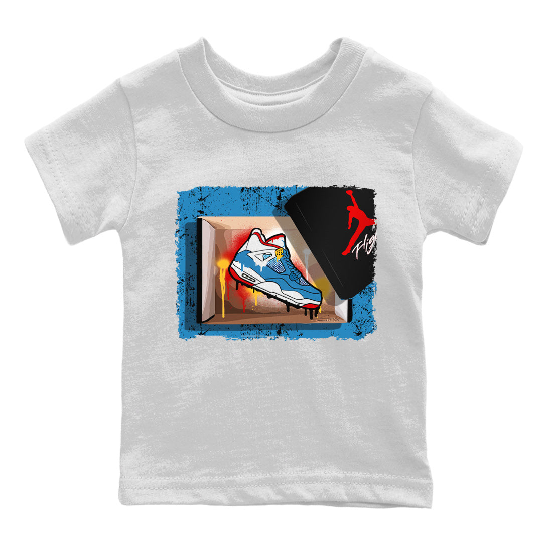 Jordan 4 Messy Room Sneaker Matching T-Shirt New Kicks Sneaker Tees Jordan 4 Messy Room Sneaker Release Tees Kids Shirts
