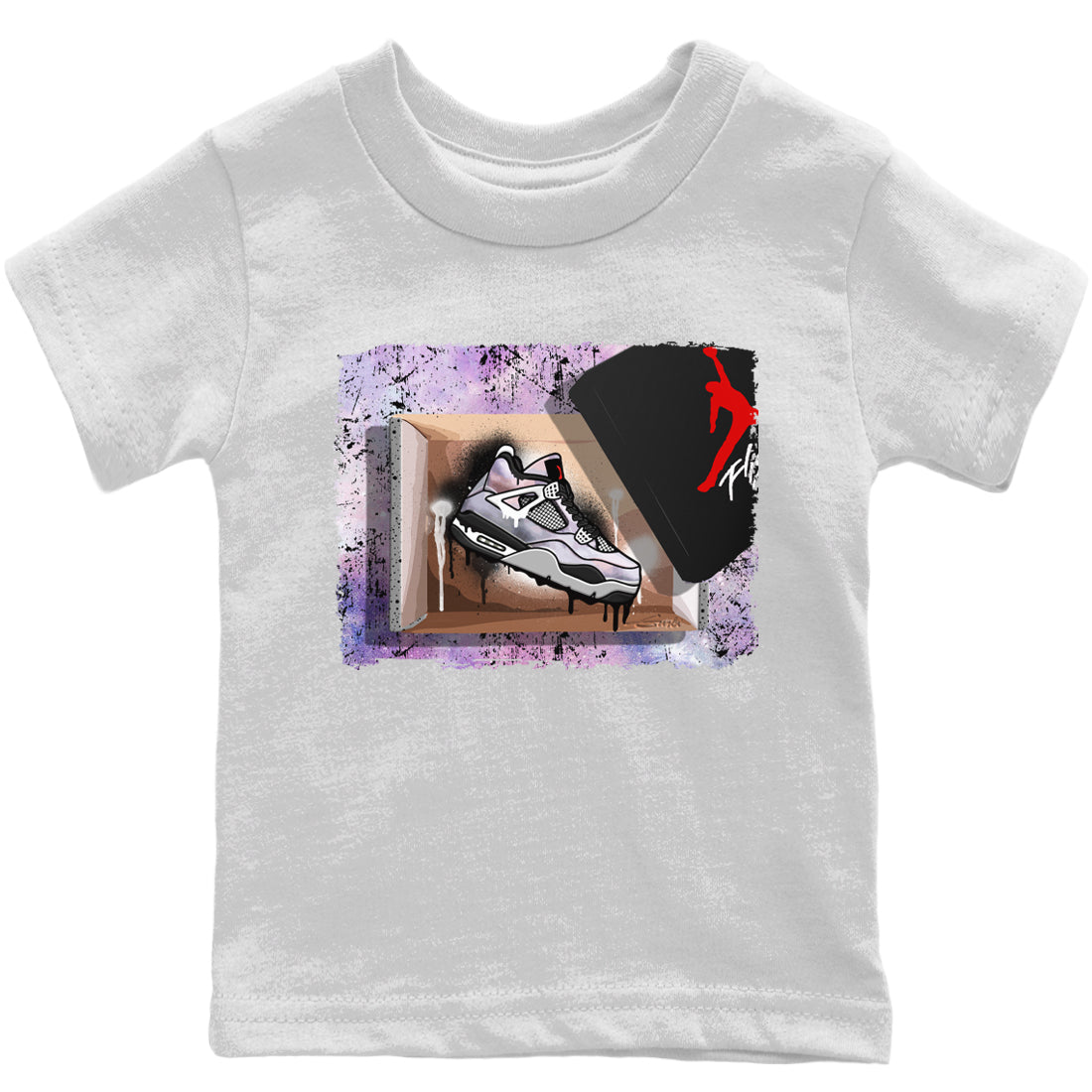 Jordan 4 Zen Master Sneaker Matching T-Shirt New Kicks Sneaker Tees Jordan 4 Zen Master Sneaker Release Tees Kids Shirts