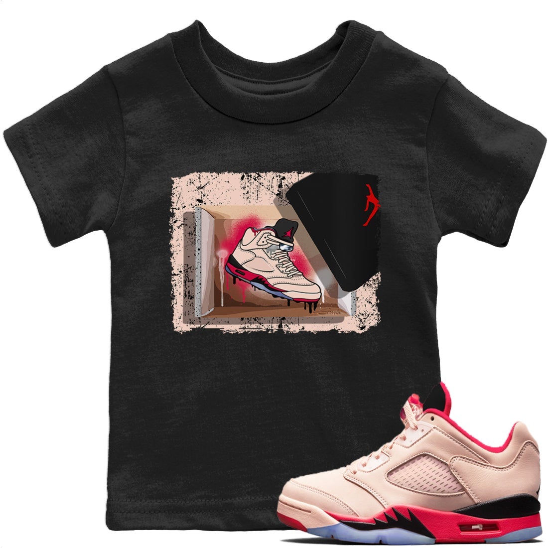 Jordan 5 Girls That Hoop Sneaker Matching T-Shirt New Kicks Sneaker Tees Jordan 5 Girls That Hoop Sneaker Release Tees Kids Shirts