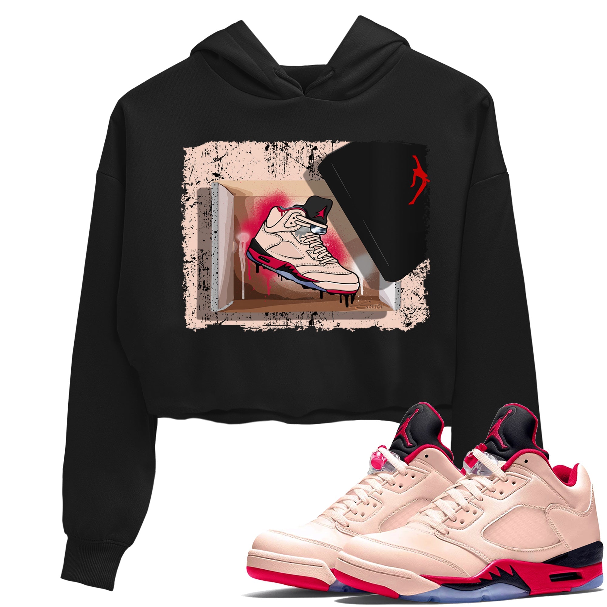 Jordan 5 Girls That Hoop Sneaker Matching T-Shirt New Kicks Sneaker Tees Jordan 5 Girls That Hoop Sneaker Release Tees Women's Shirts