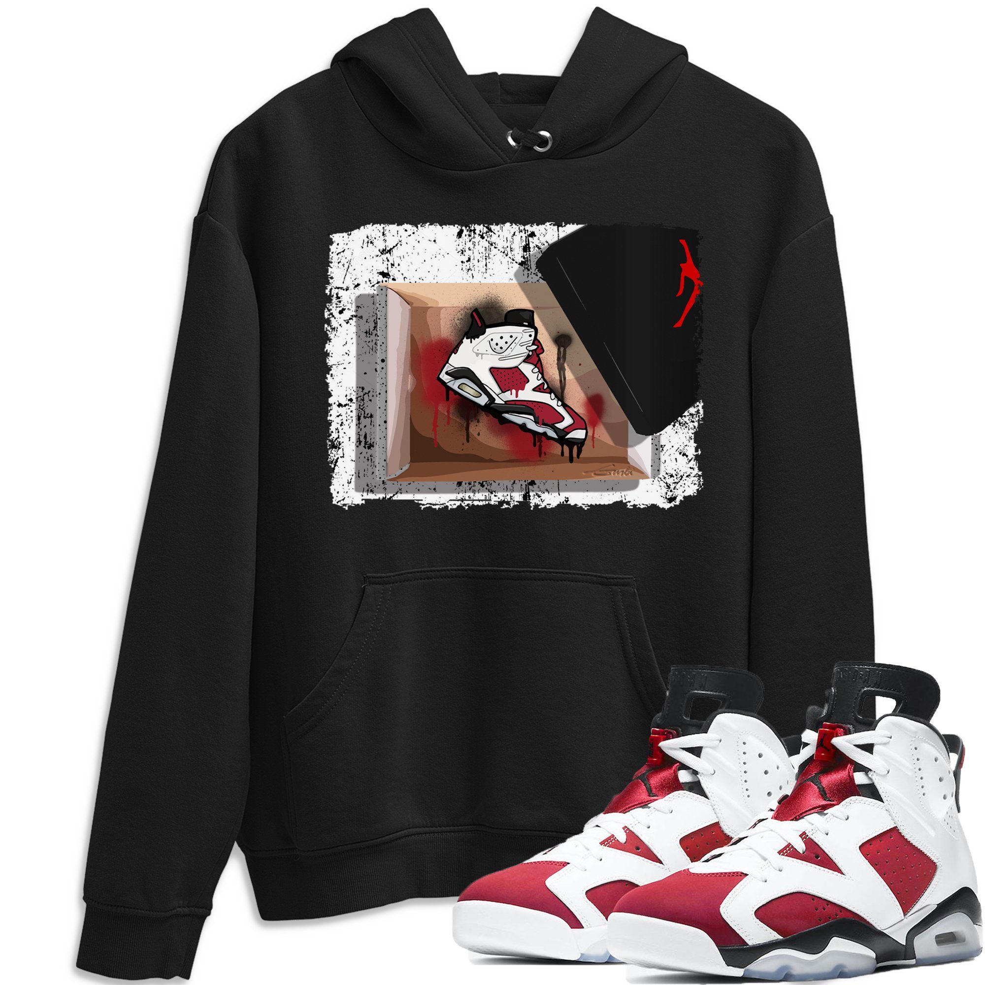 Jordan 6 Carmine Shirt To Match Jordans New Kicks Sneaker Tees Jordan 6 Carmine Drip Gear Zone Sneaker Matching Clothing Unisex Shirts